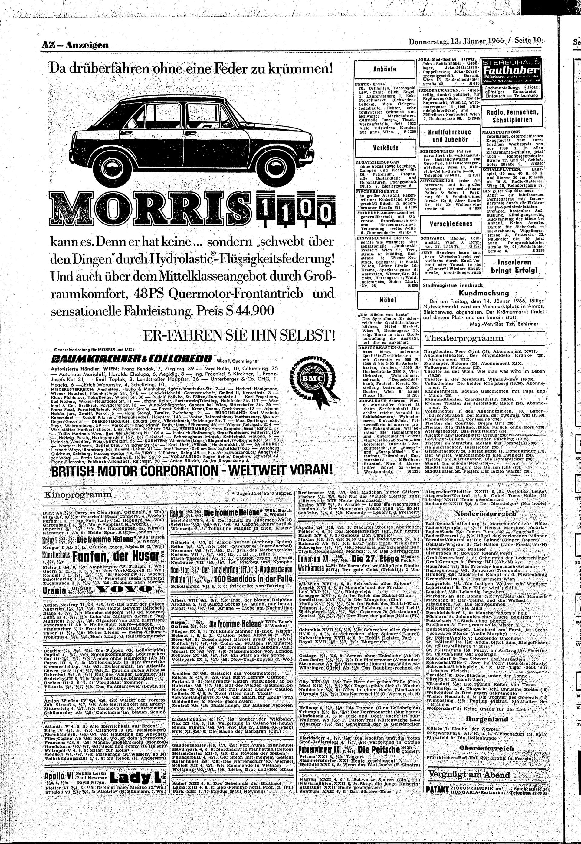 Ausgabe Do. 13.01.1966, Seite 10