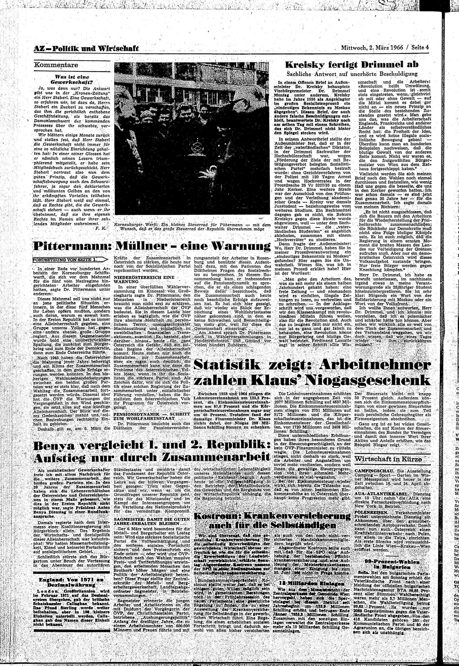 Ausgabe Mi. 02.03.1966, Seite 4