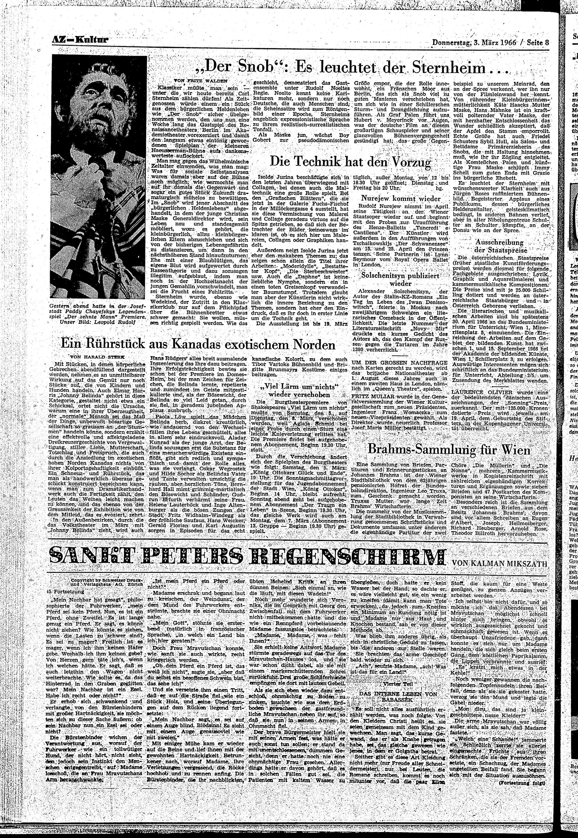 Ausgabe Do. 03.03.1966, Seite 8