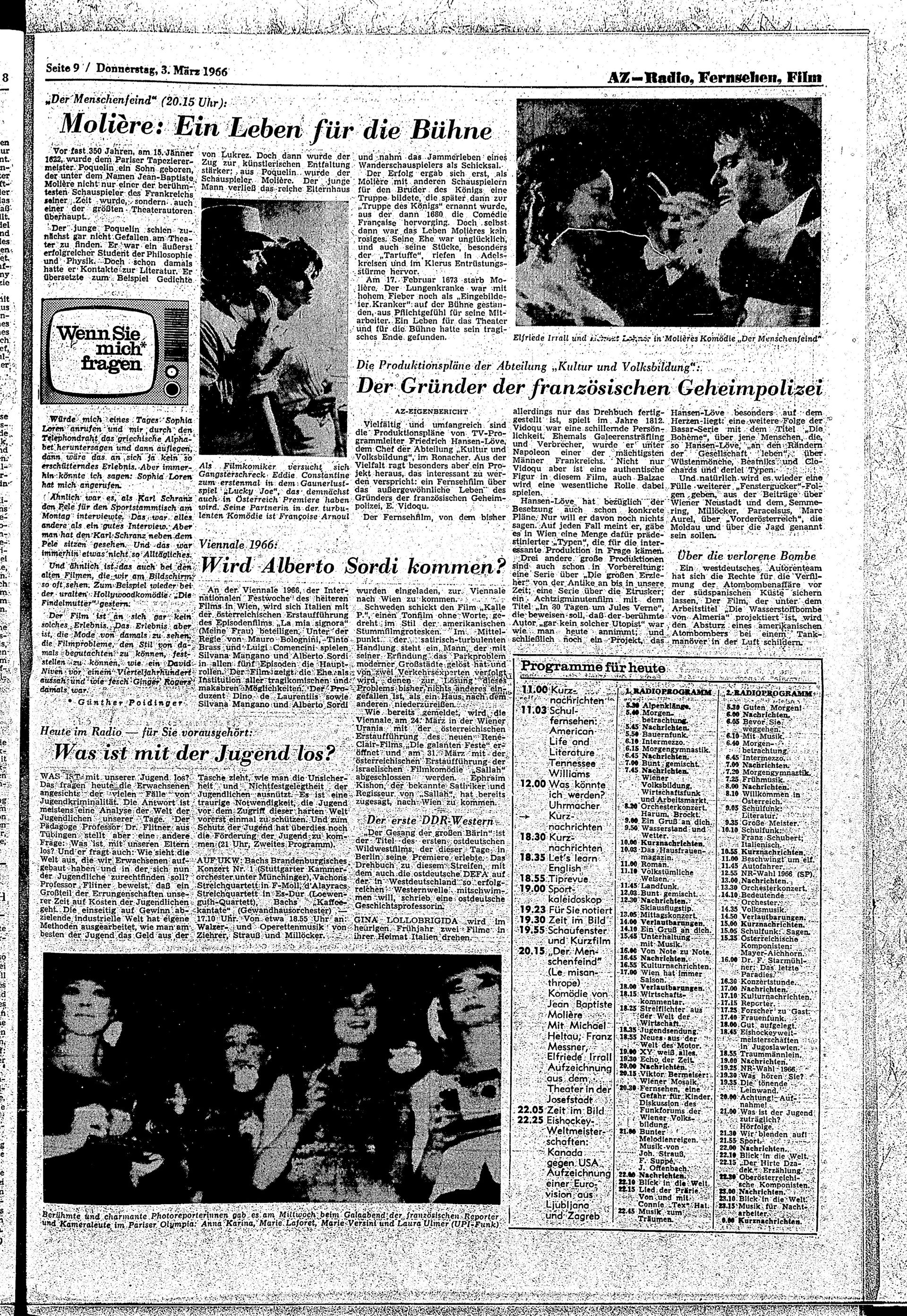 Ausgabe Do. 03.03.1966, Seite 9