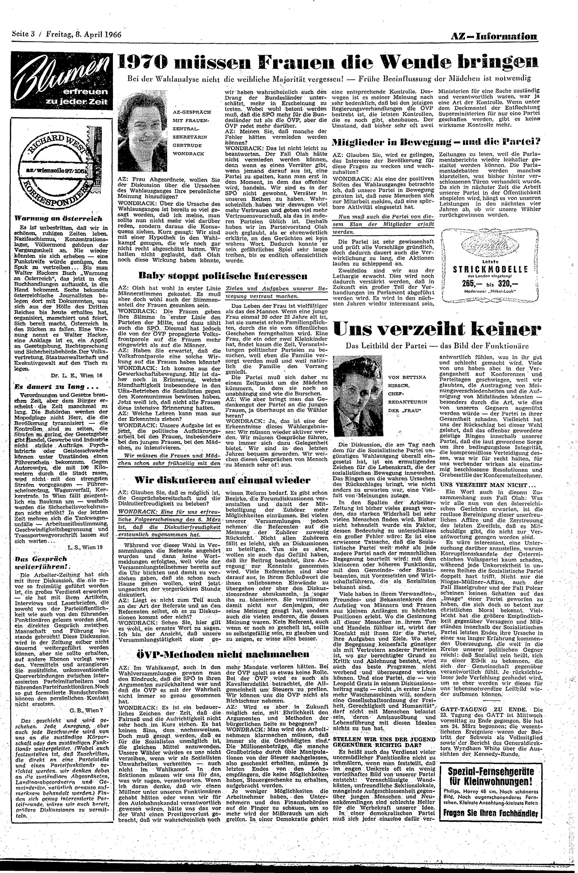 Ausgabe Fr. 08.04.1966, Seite 3