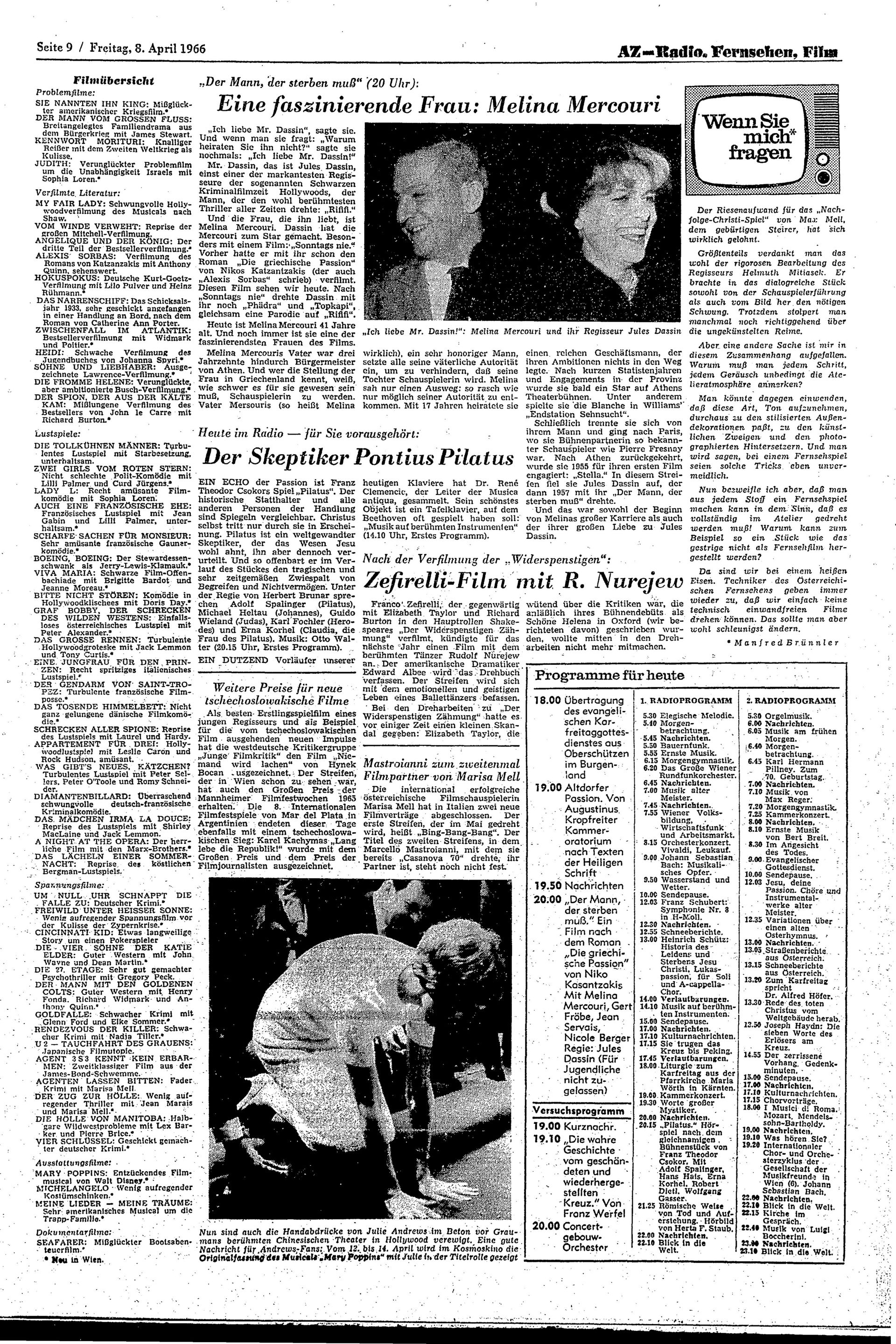 Ausgabe Fr. 08.04.1966, Seite 9