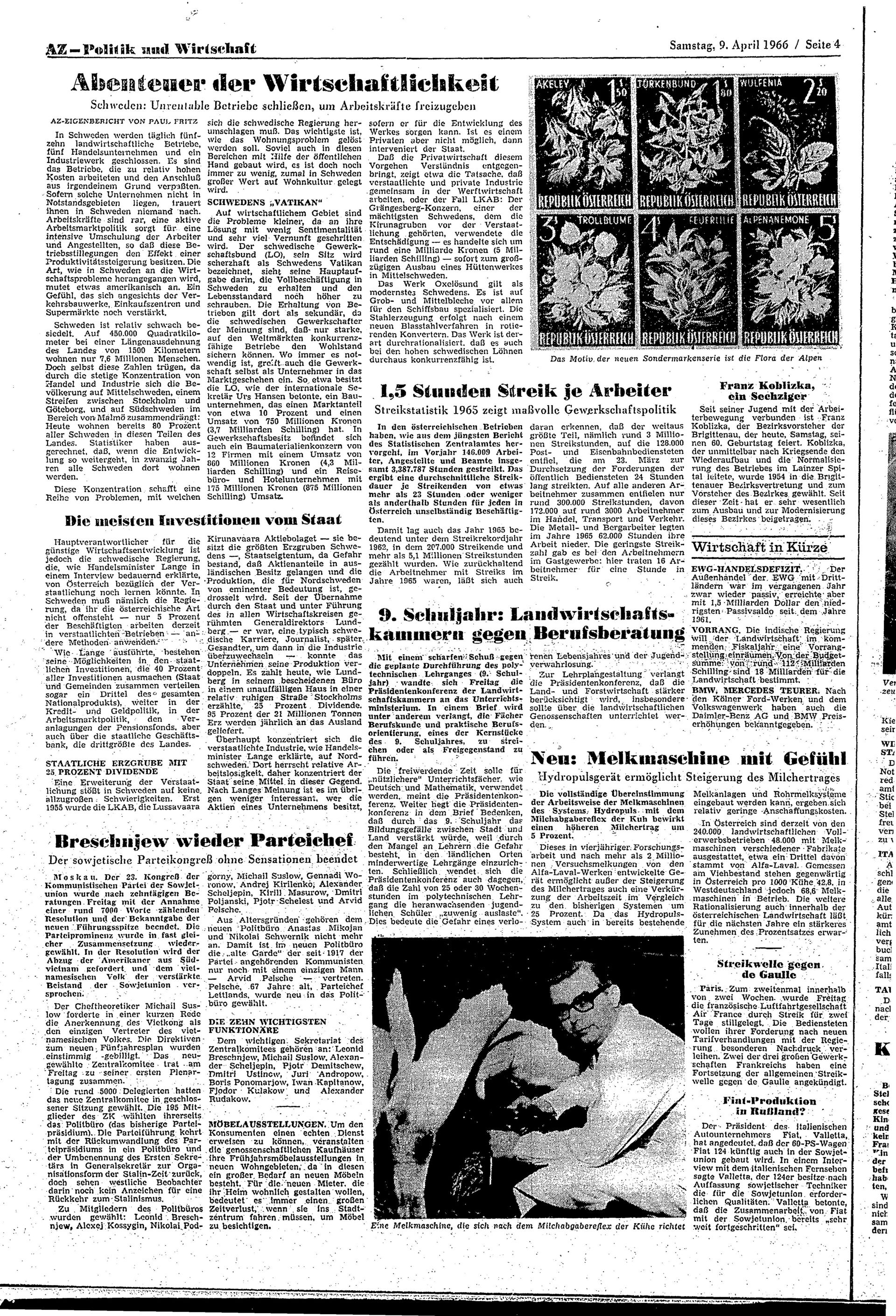 Ausgabe Sa. 09.04.1966, Seite 4