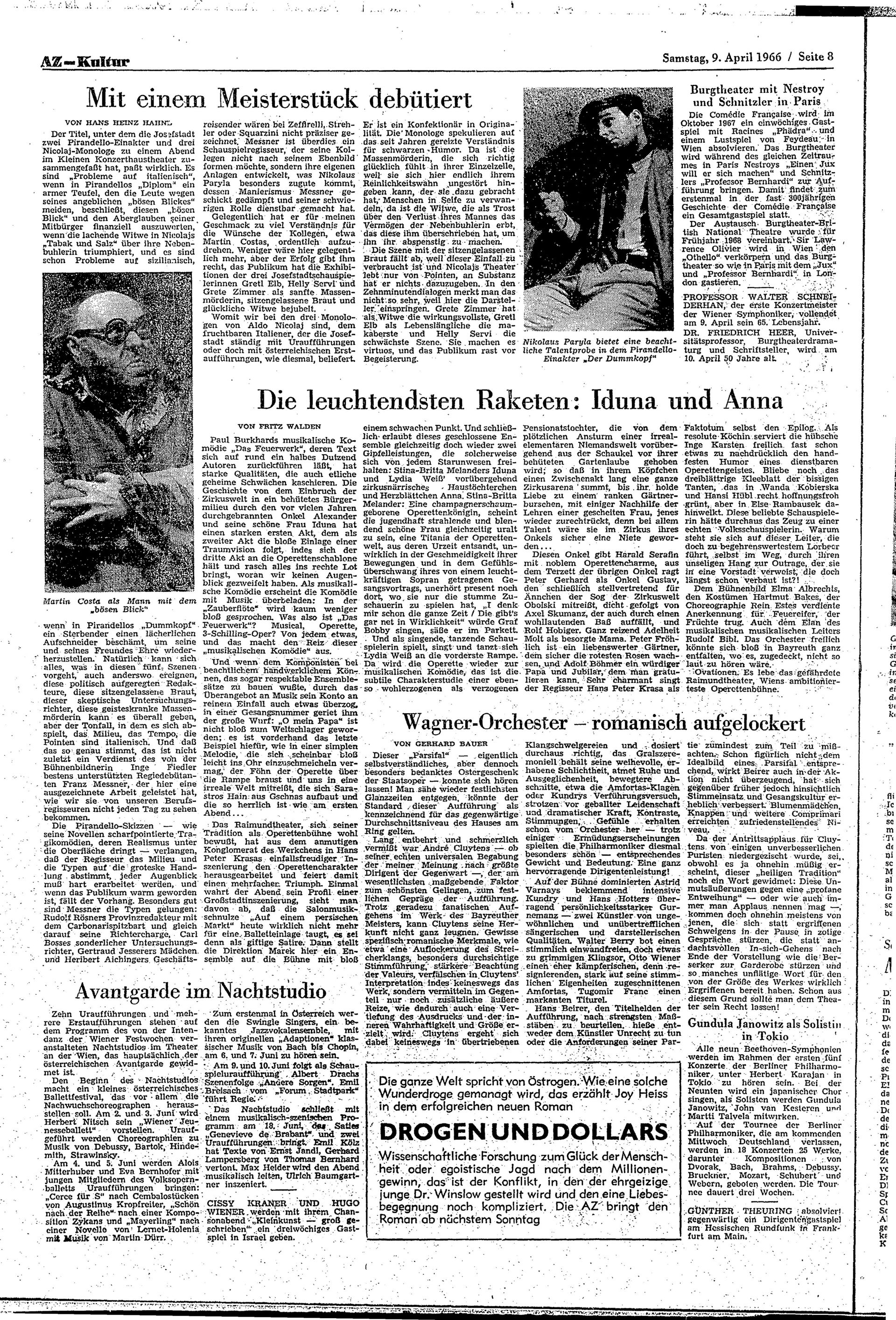 Ausgabe Sa. 09.04.1966, Seite 8