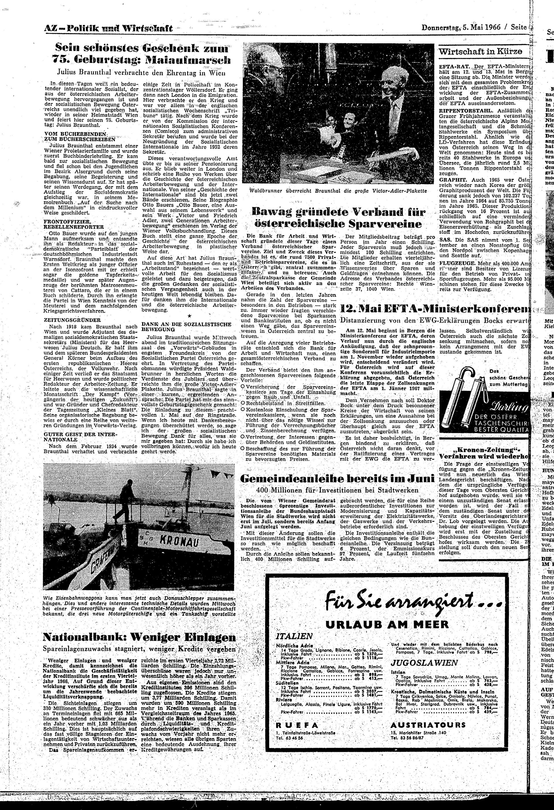 Ausgabe Do. 05.05.1966, Seite 4