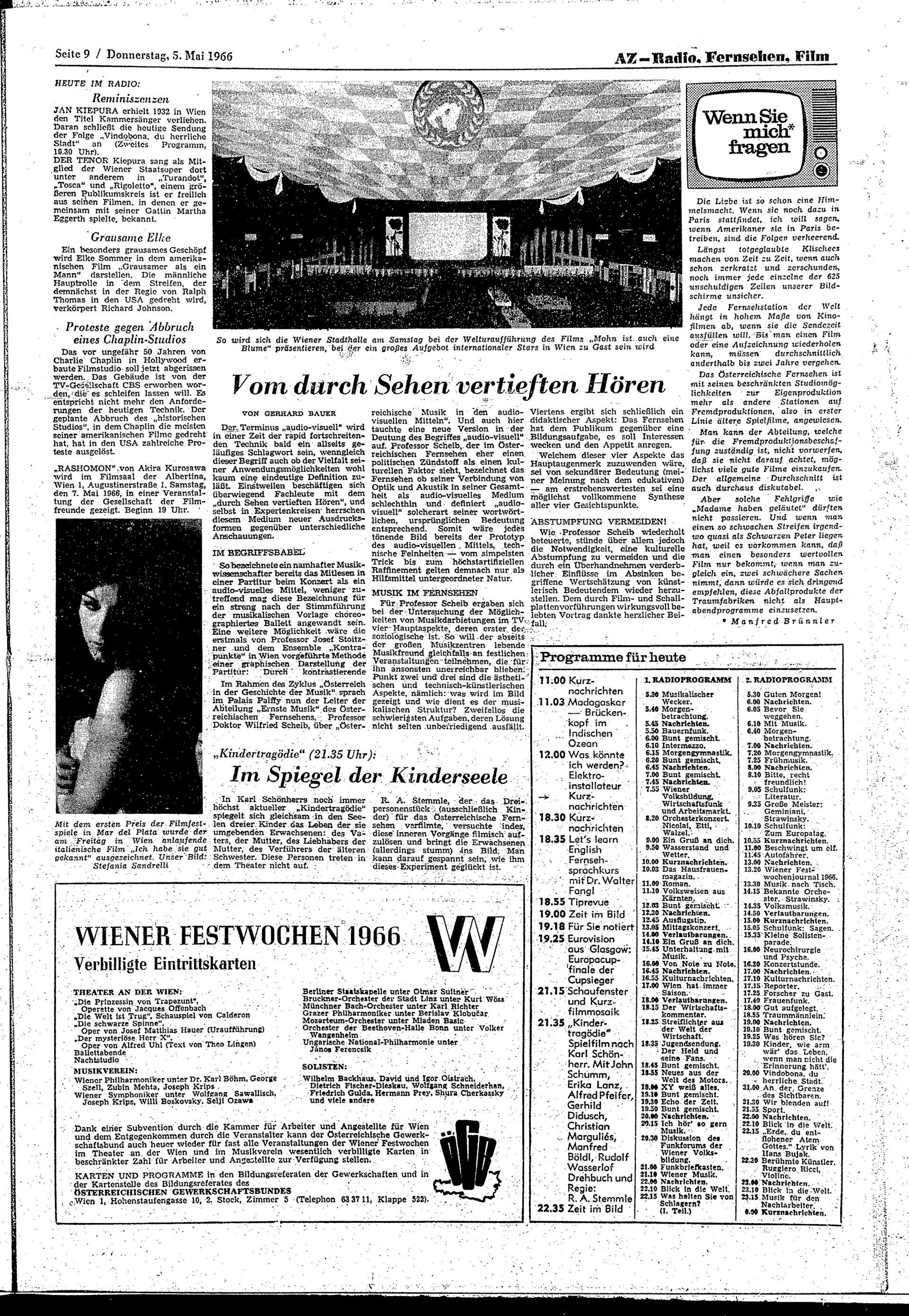 Ausgabe Do. 05.05.1966, Seite 9