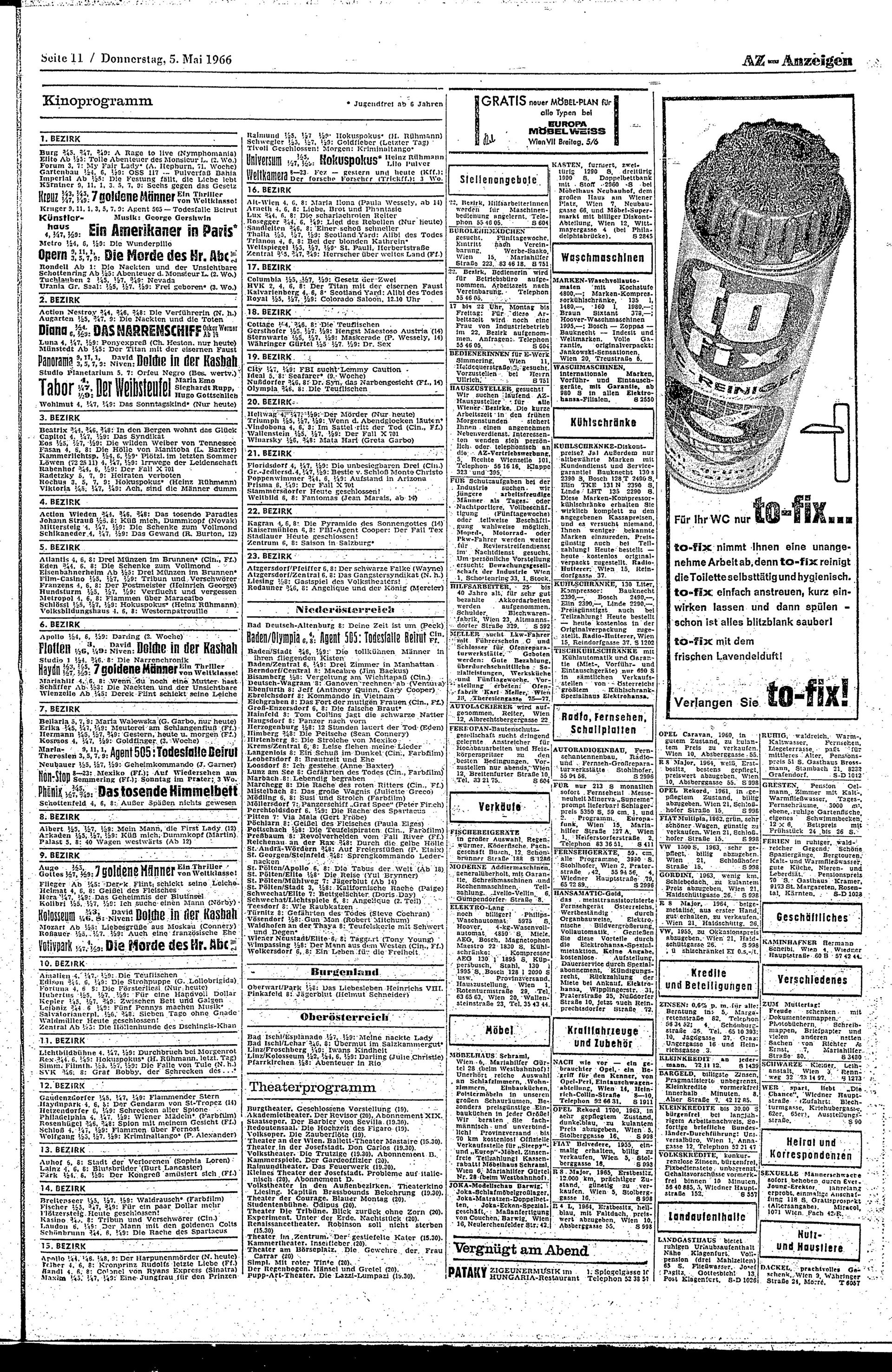 Ausgabe Do. 05.05.1966, Seite 11