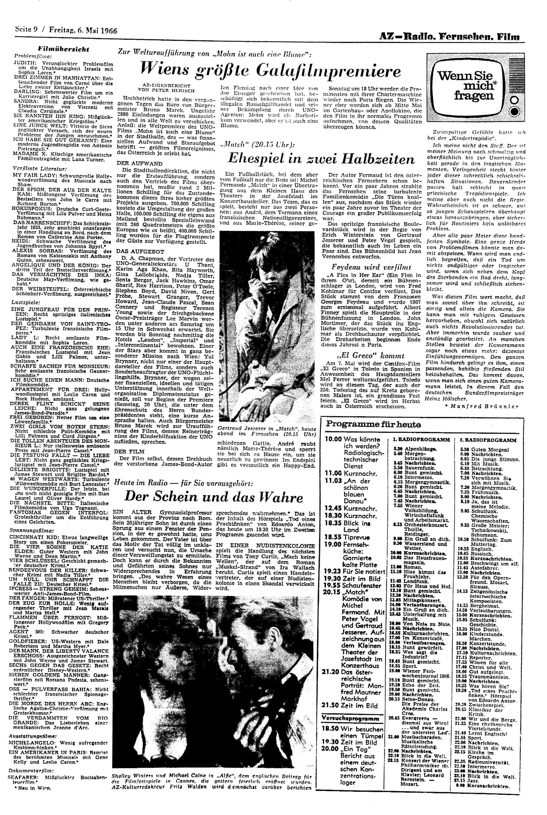 Ausgabe Fr. 06.05.1966, Seite 9