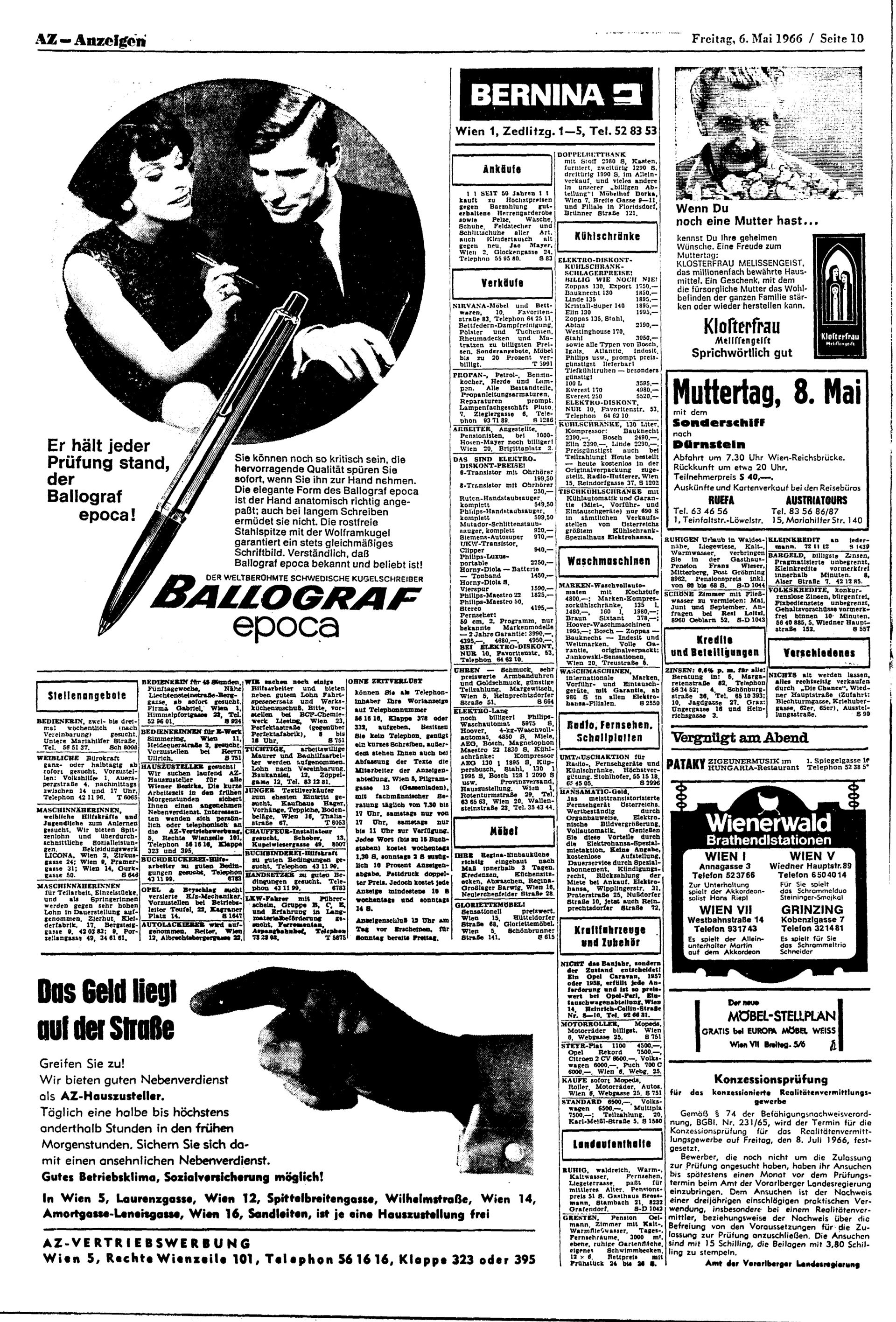 Ausgabe Fr. 06.05.1966, Seite 10