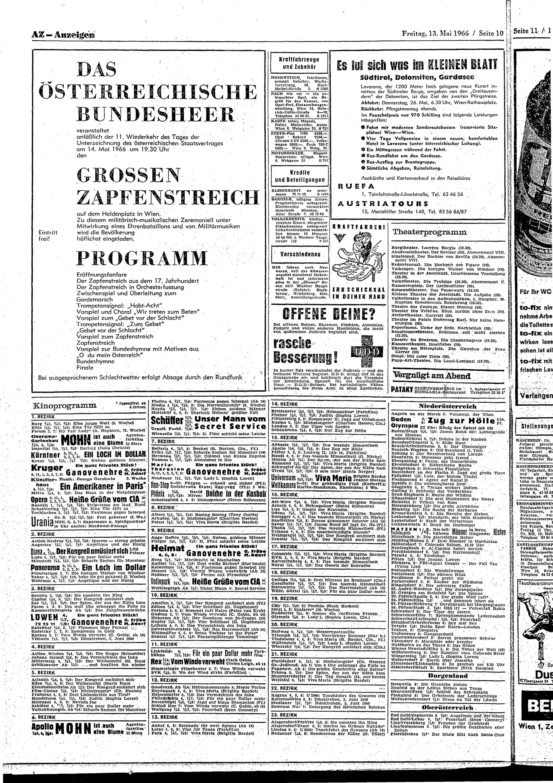 Ausgabe Fr. 13.05.1966, Seite 10