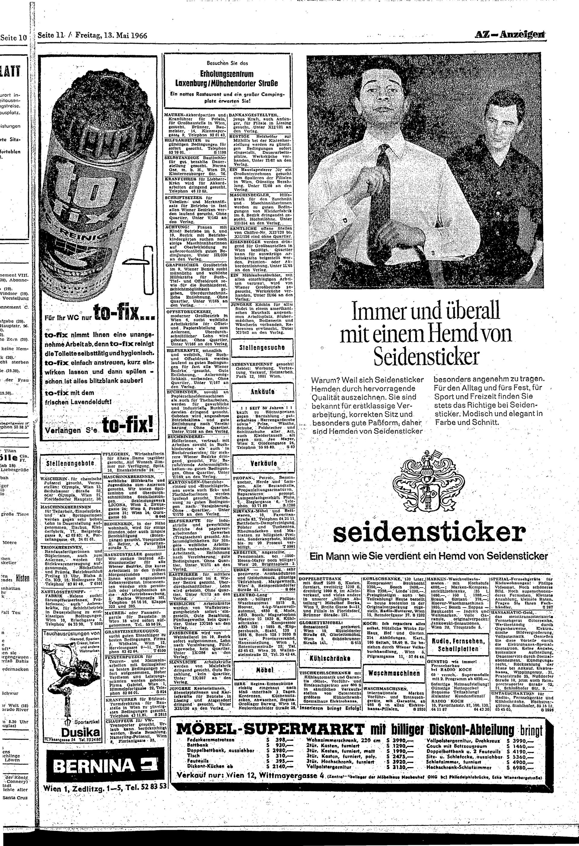 Ausgabe Fr. 13.05.1966, Seite 11