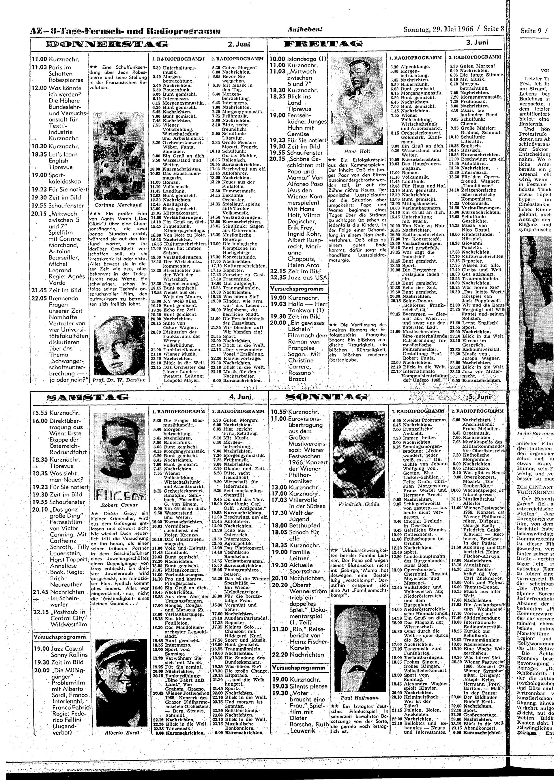 Ausgabe So. 29.05.1966, Seite 8