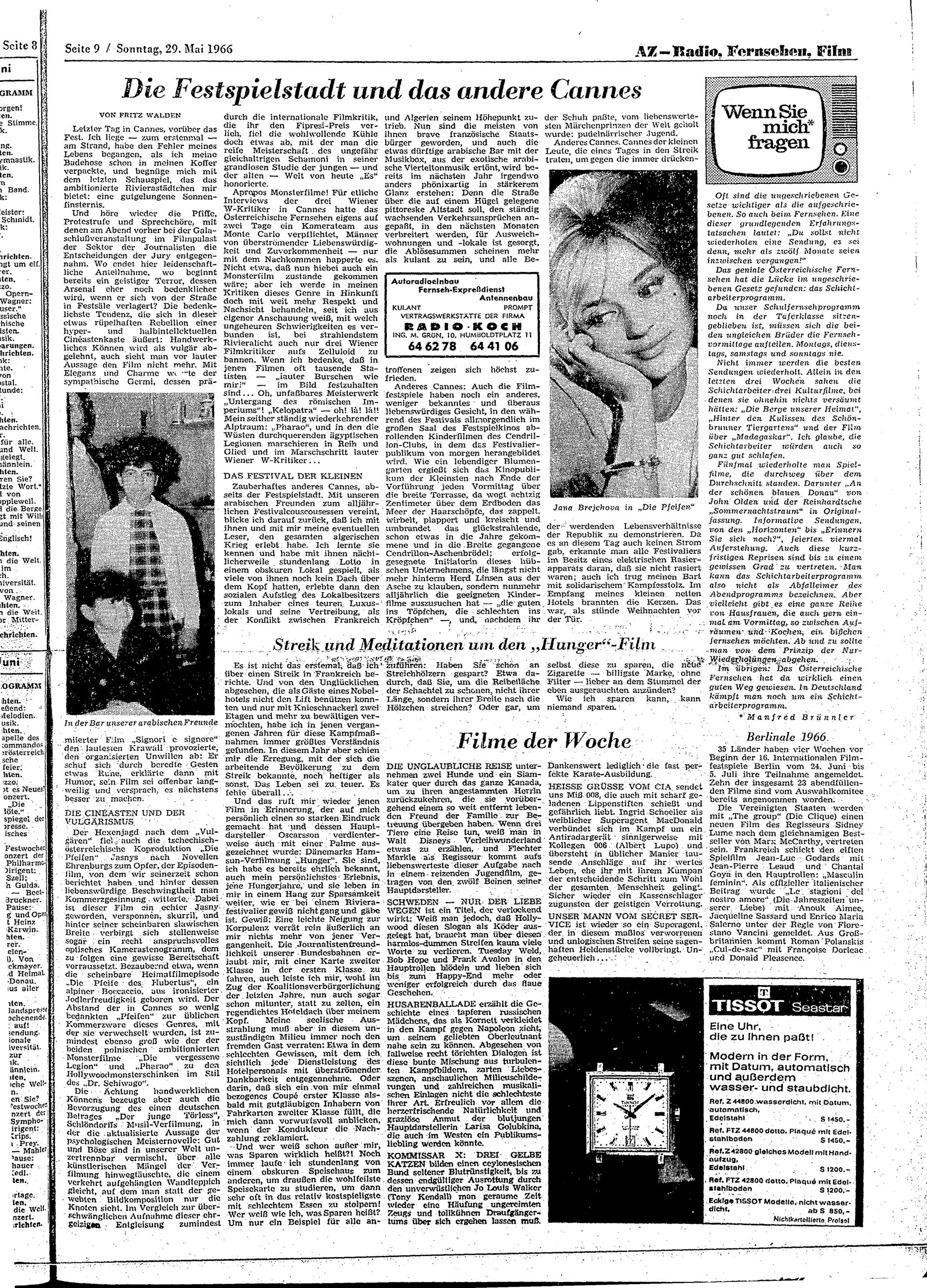 Ausgabe So. 29.05.1966, Seite 9