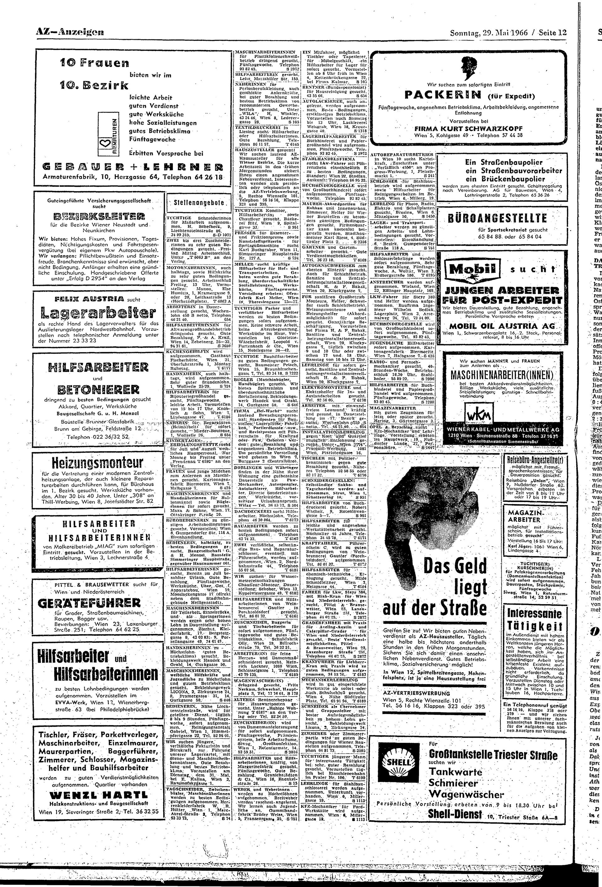 Ausgabe So. 29.05.1966, Seite 12