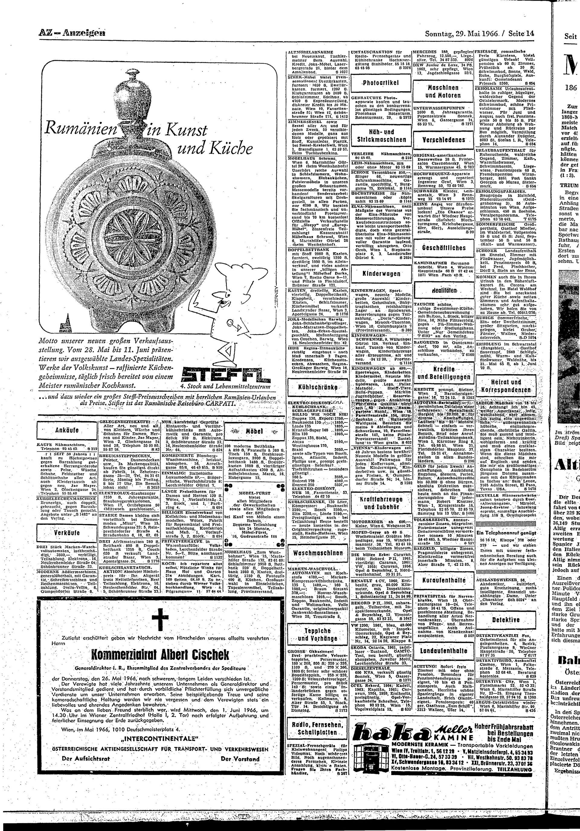 Ausgabe So. 29.05.1966, Seite 14