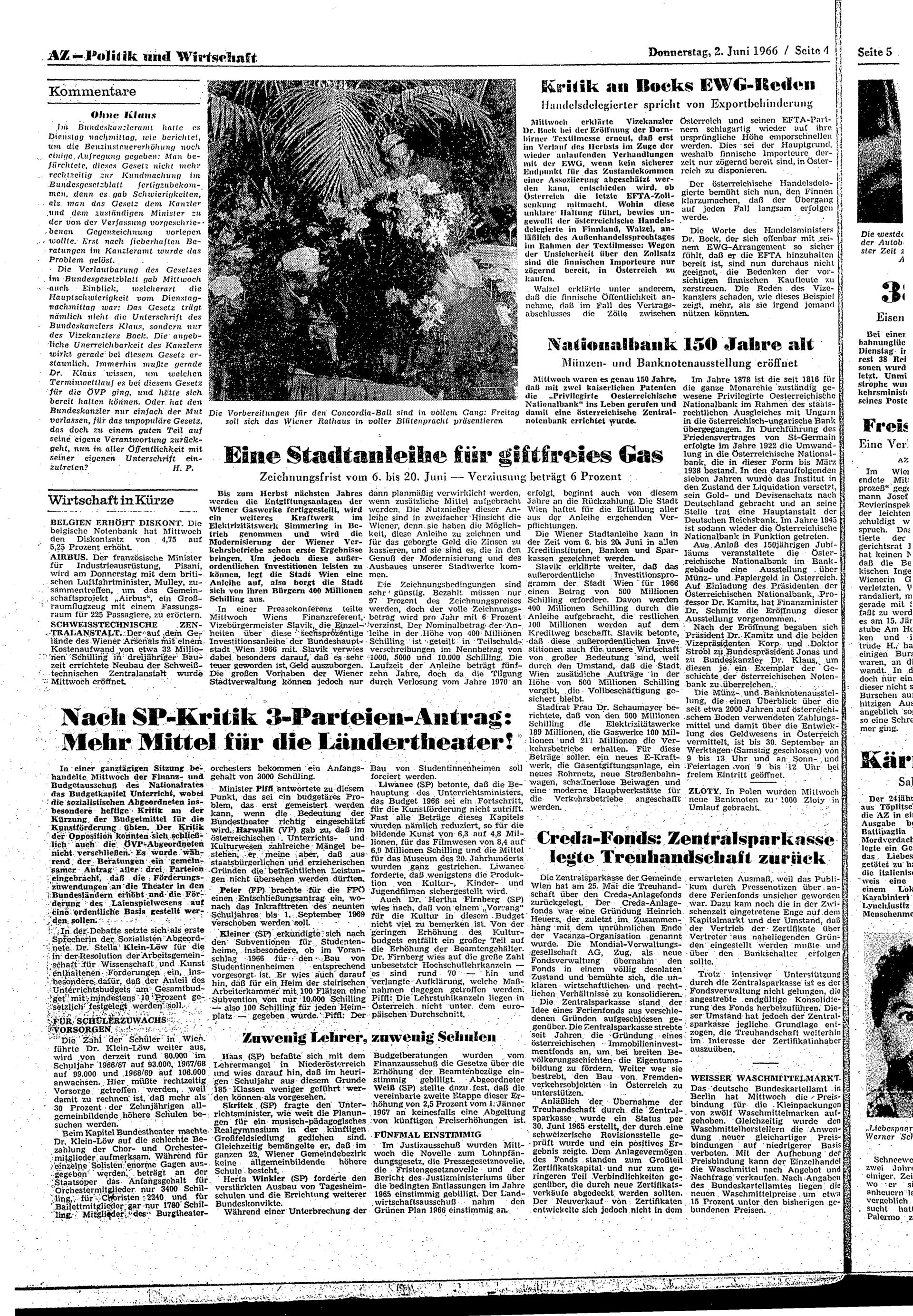 Ausgabe Do. 02.06.1966, Seite 4