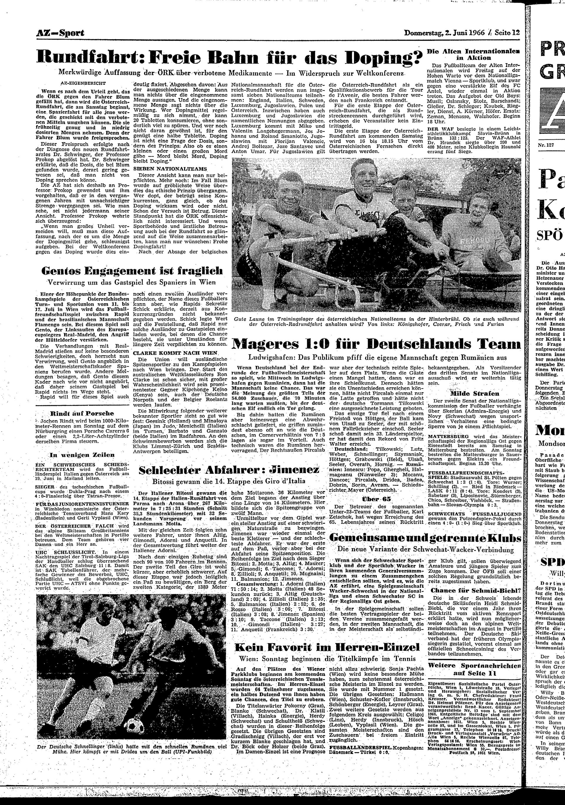 Ausgabe Do. 02.06.1966, Seite 12