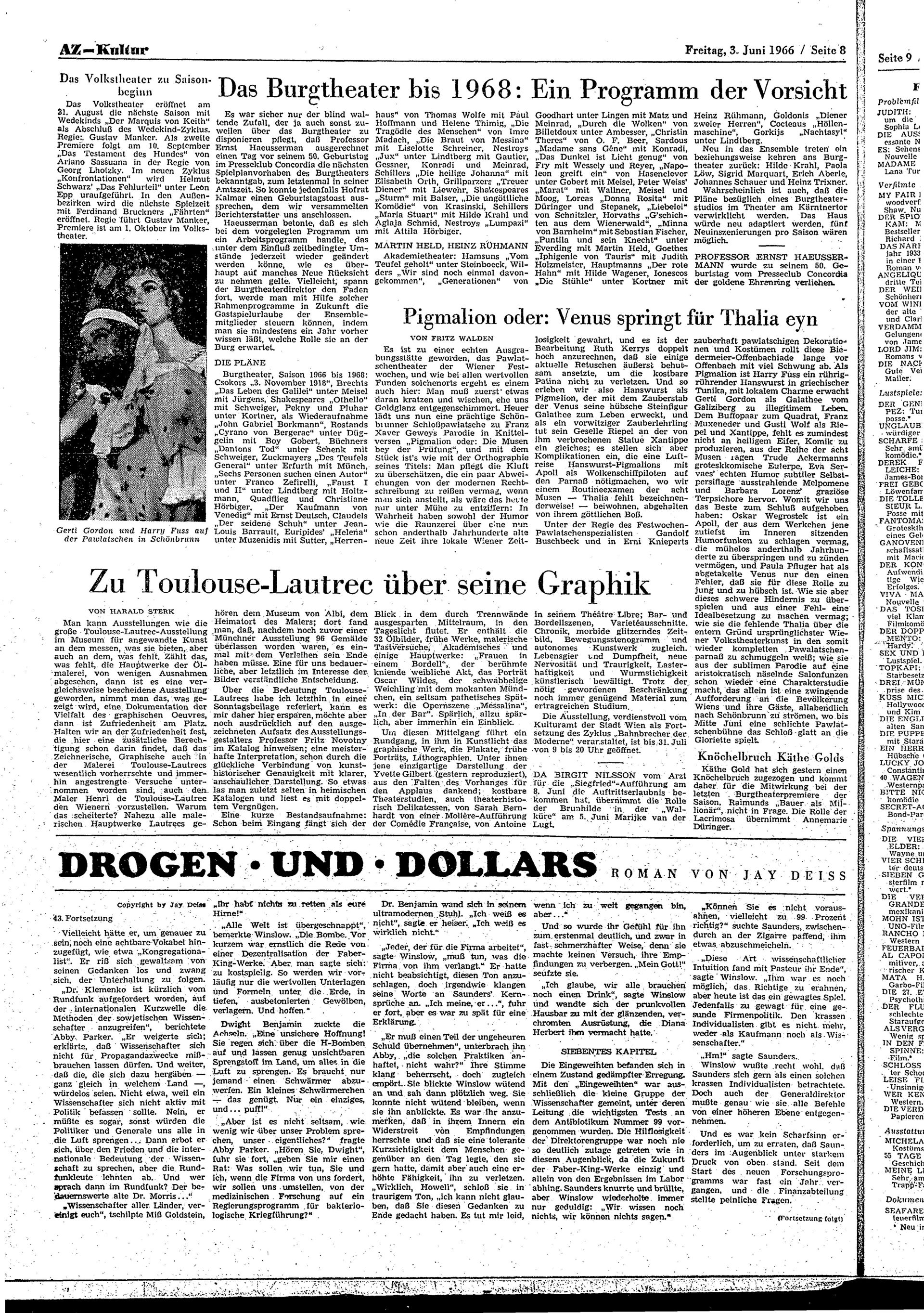 Ausgabe Fr. 03.06.1966, Seite 8