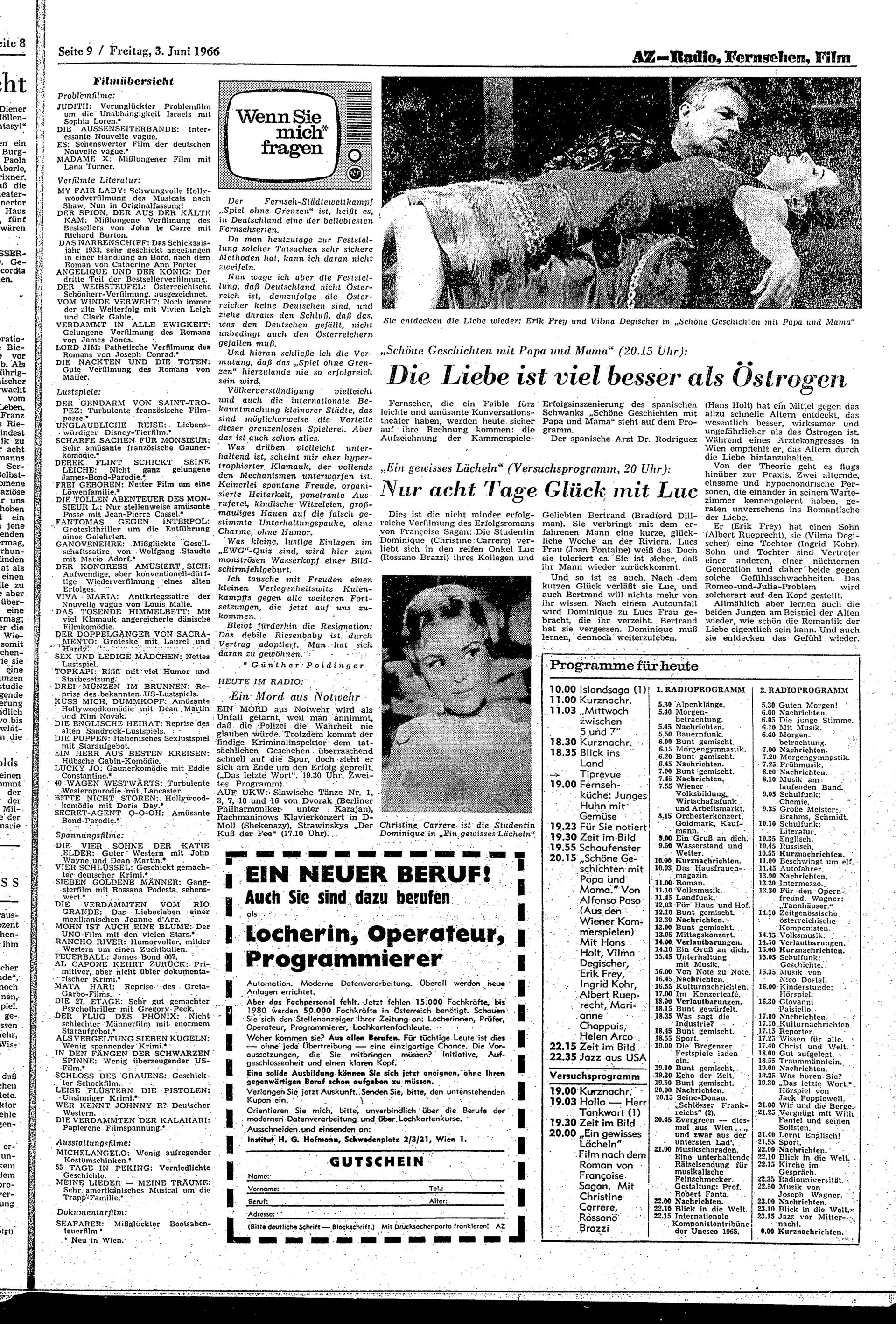 Ausgabe Fr. 03.06.1966, Seite 9