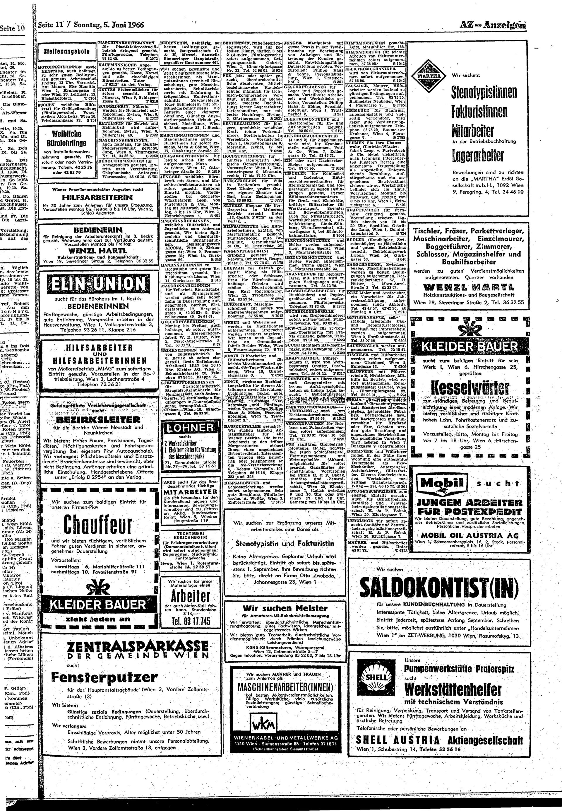 Ausgabe So. 05.06.1966, Seite 11