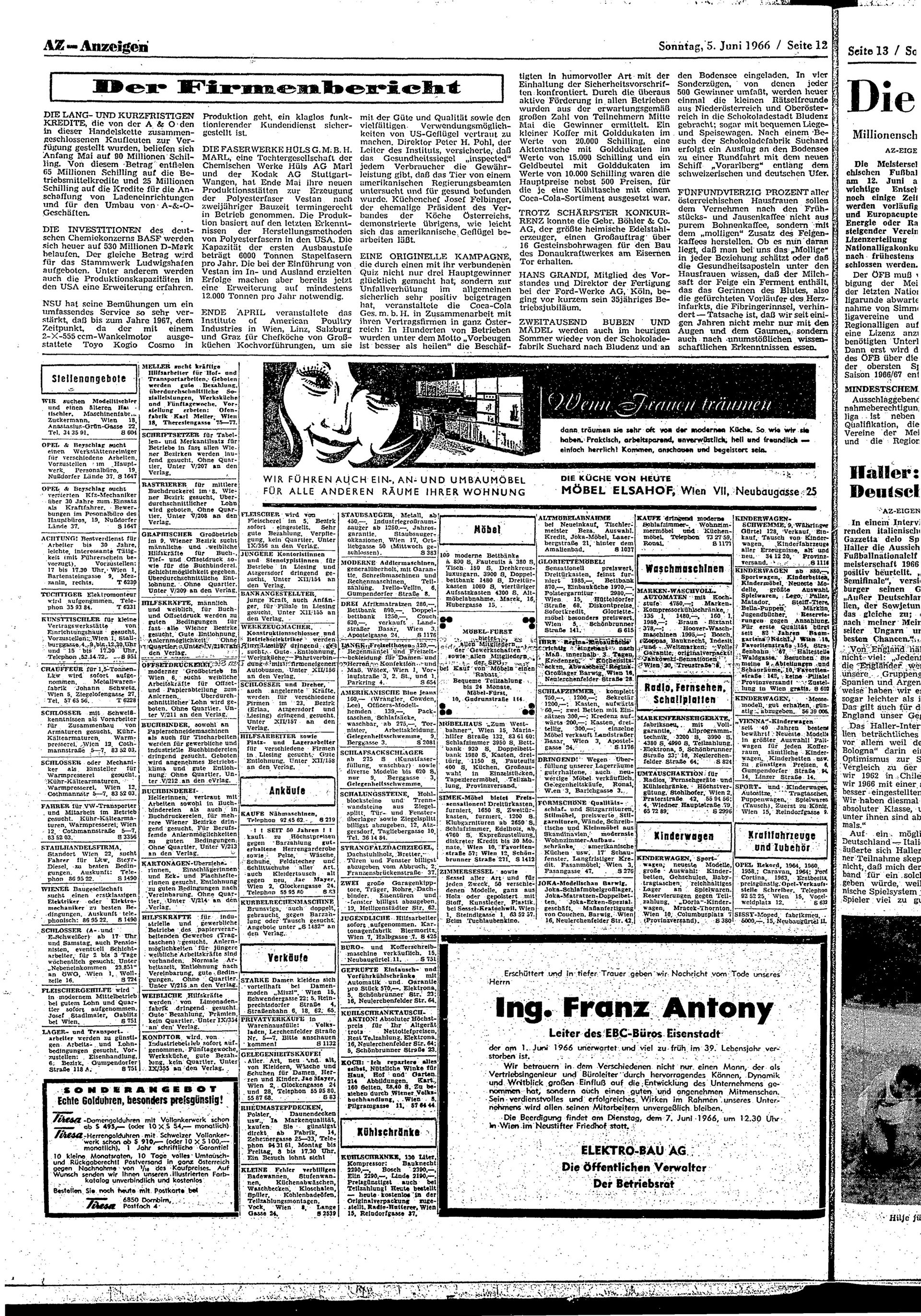 Ausgabe So. 05.06.1966, Seite 12