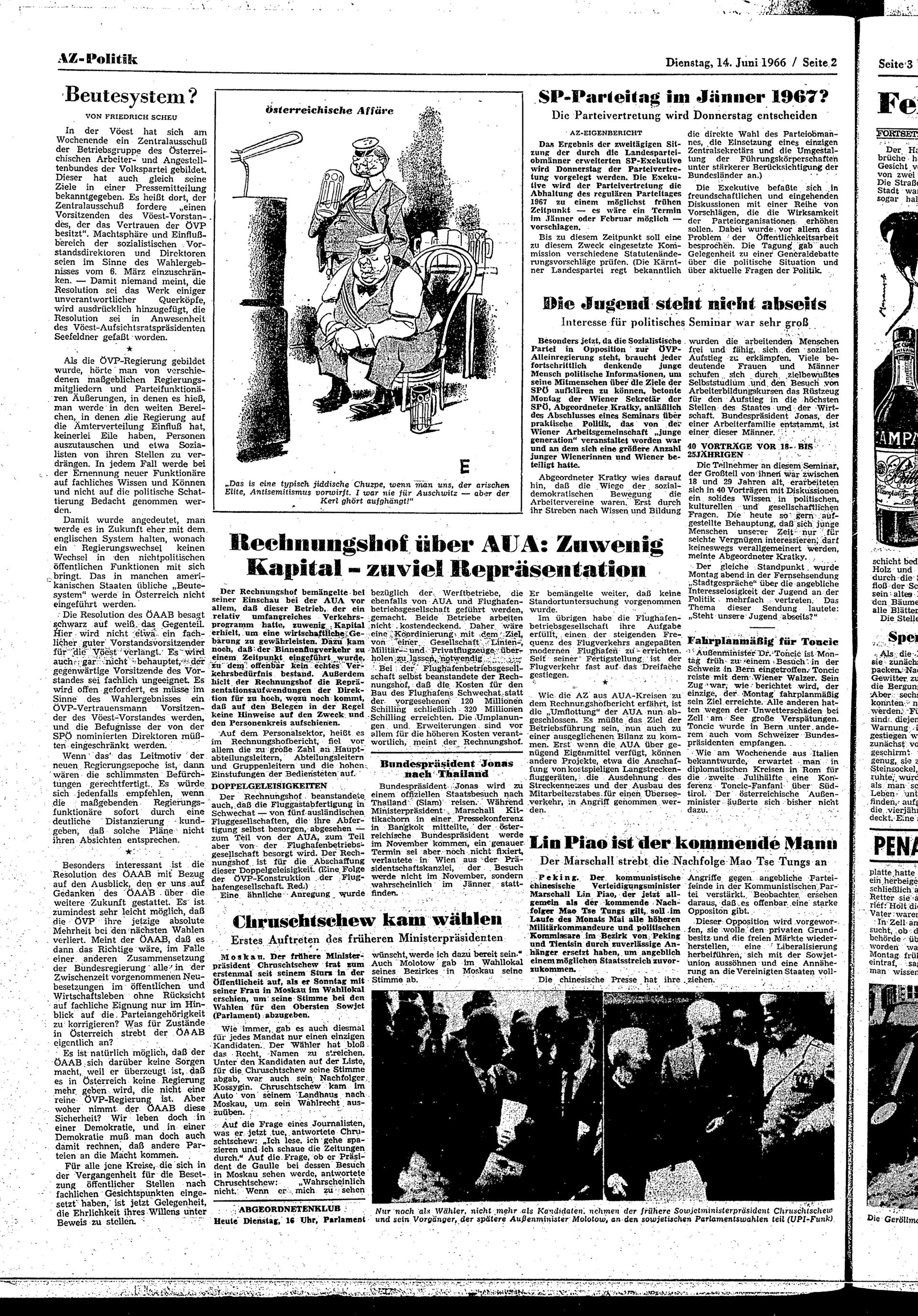 Ausgabe Di. 14.06.1966, Seite 2