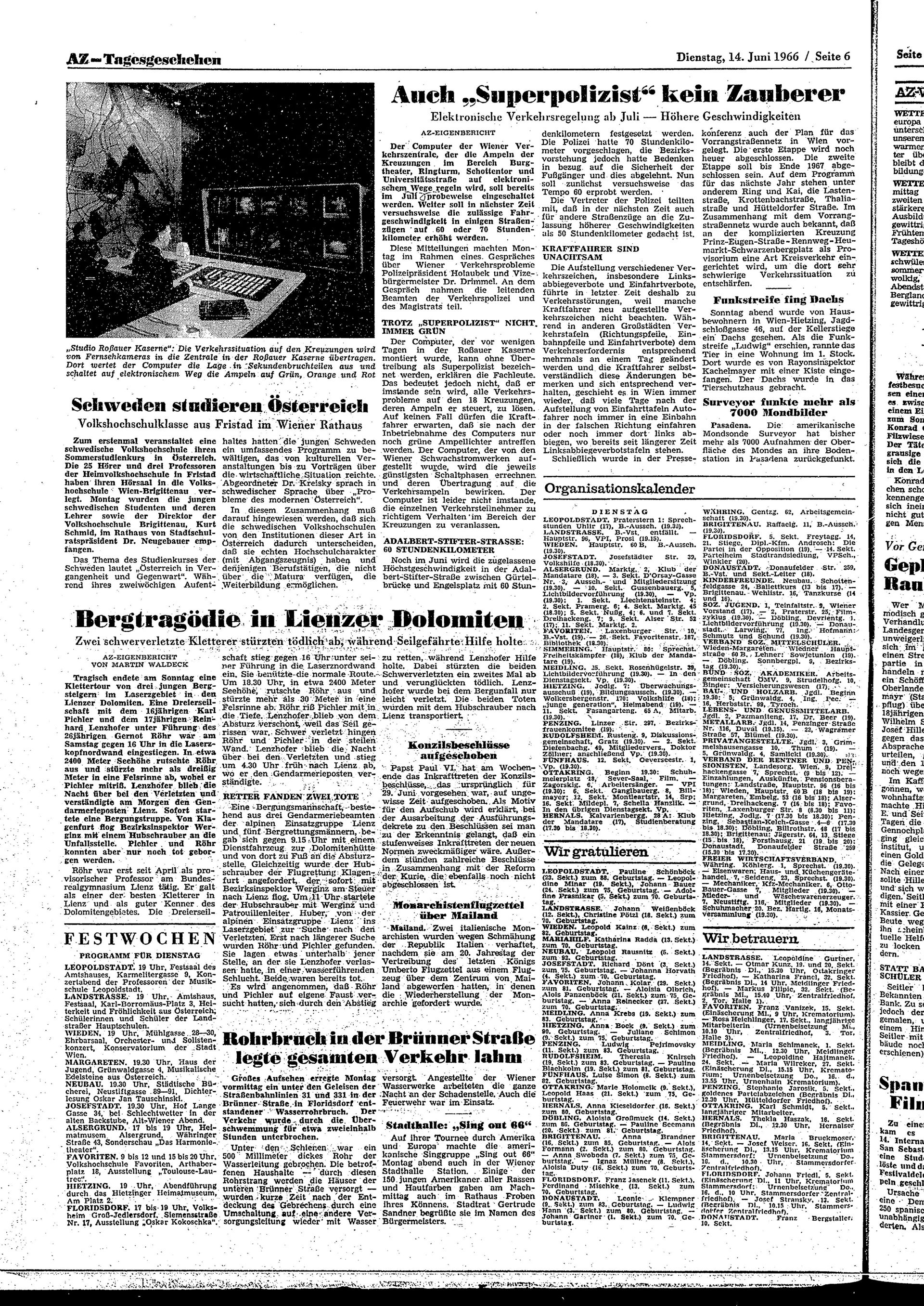 Ausgabe Di. 14.06.1966, Seite 6