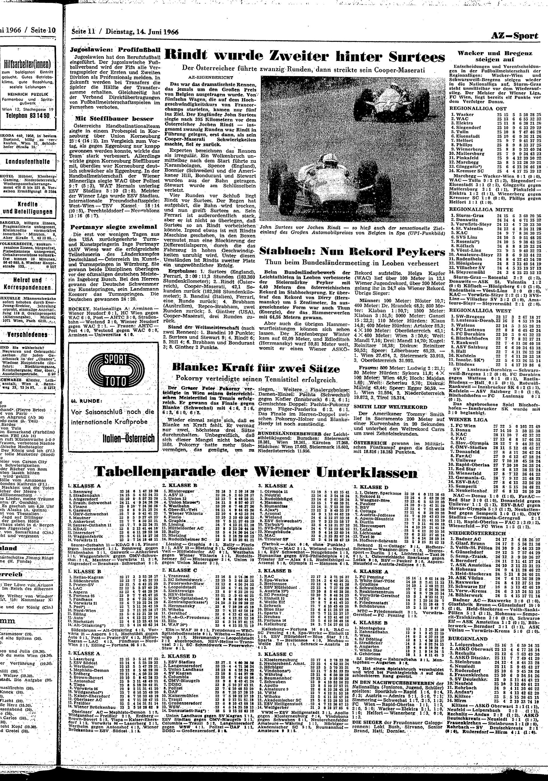 Ausgabe Di. 14.06.1966, Seite 11