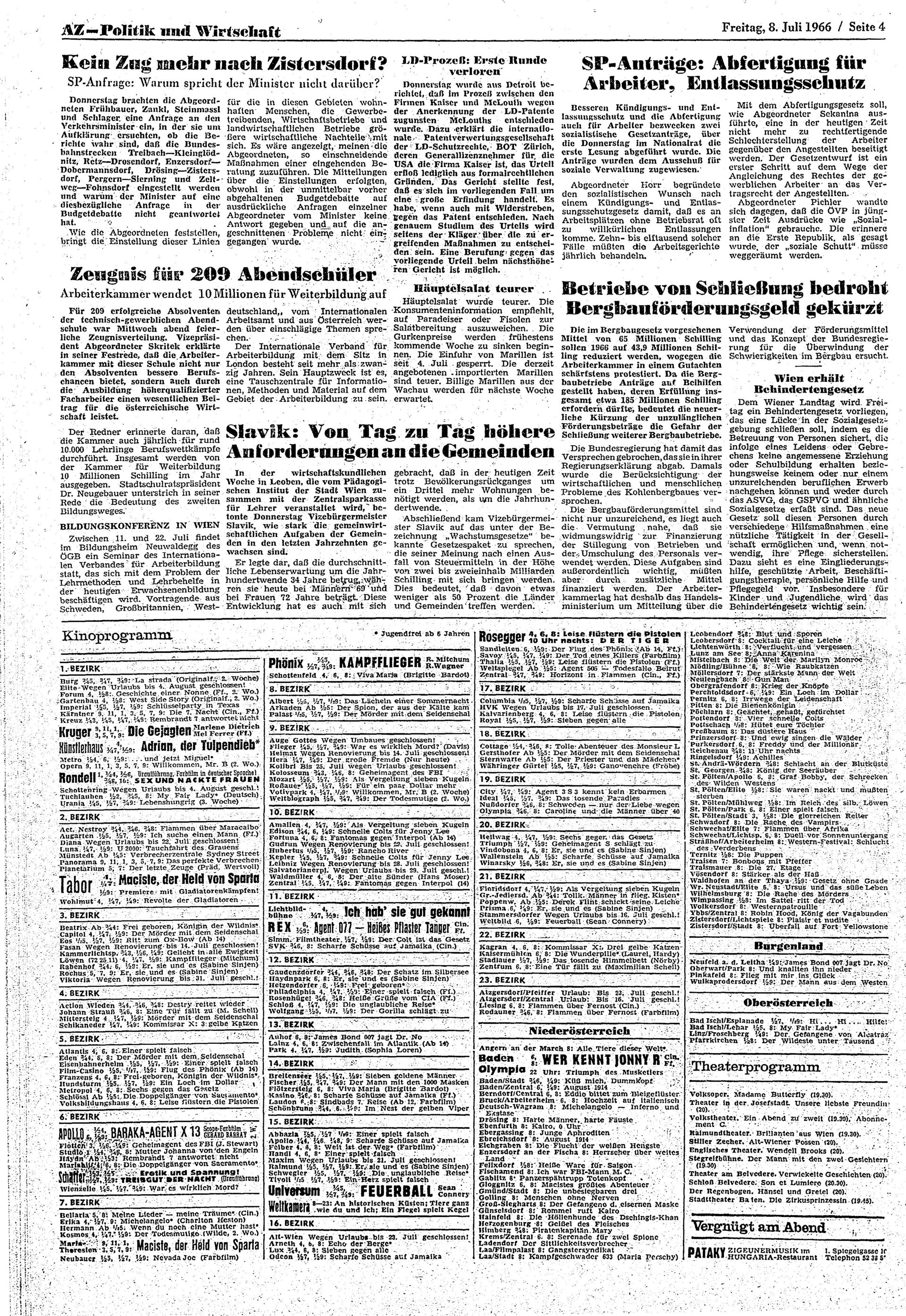 Ausgabe Fr. 08.07.1966, Seite 4