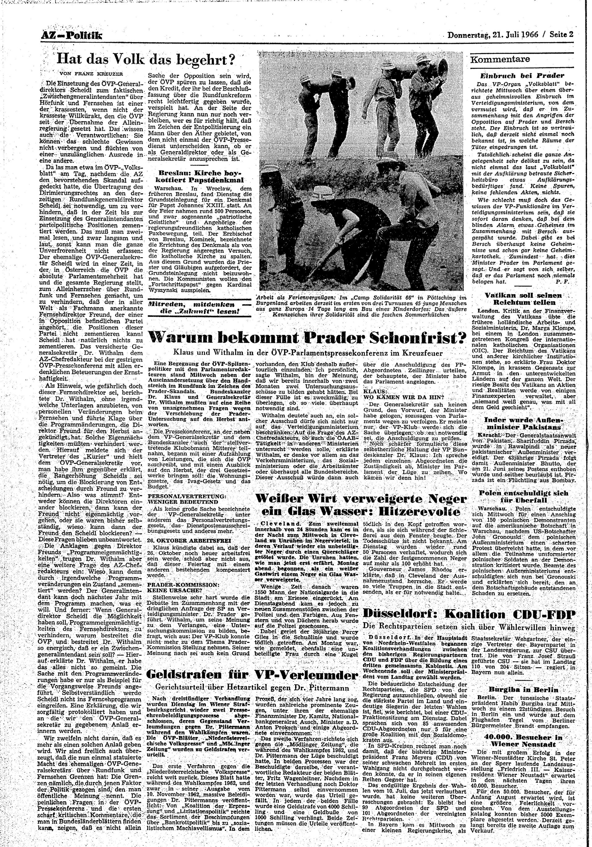 Ausgabe Do. 21.07.1966, Seite 2
