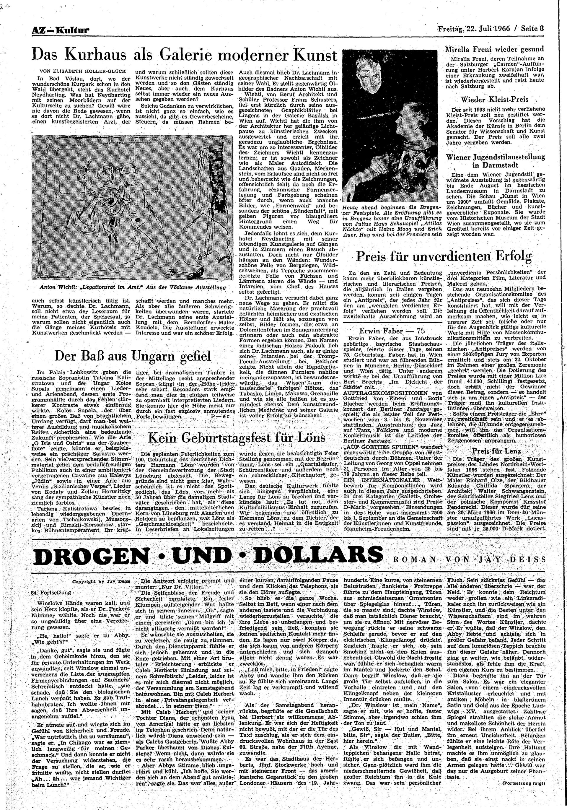Ausgabe Fr. 22.07.1966, Seite 8