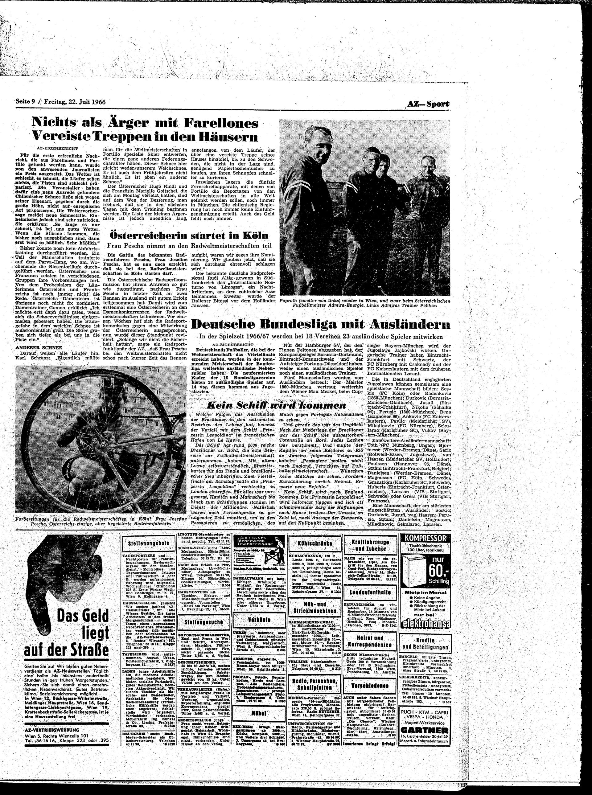 Ausgabe Fr. 22.07.1966, Seite 9