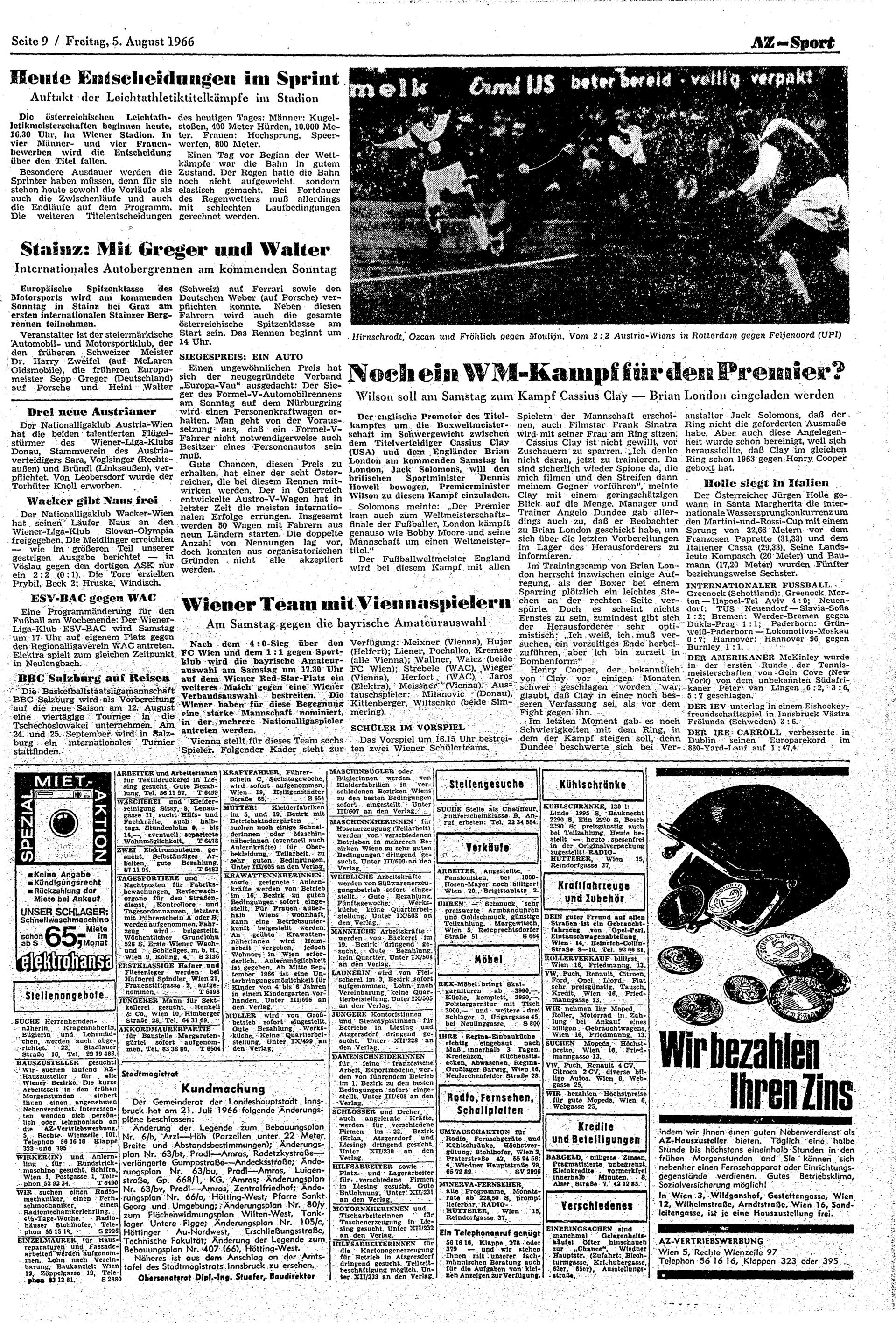 Ausgabe Fr. 05.08.1966, Seite 9