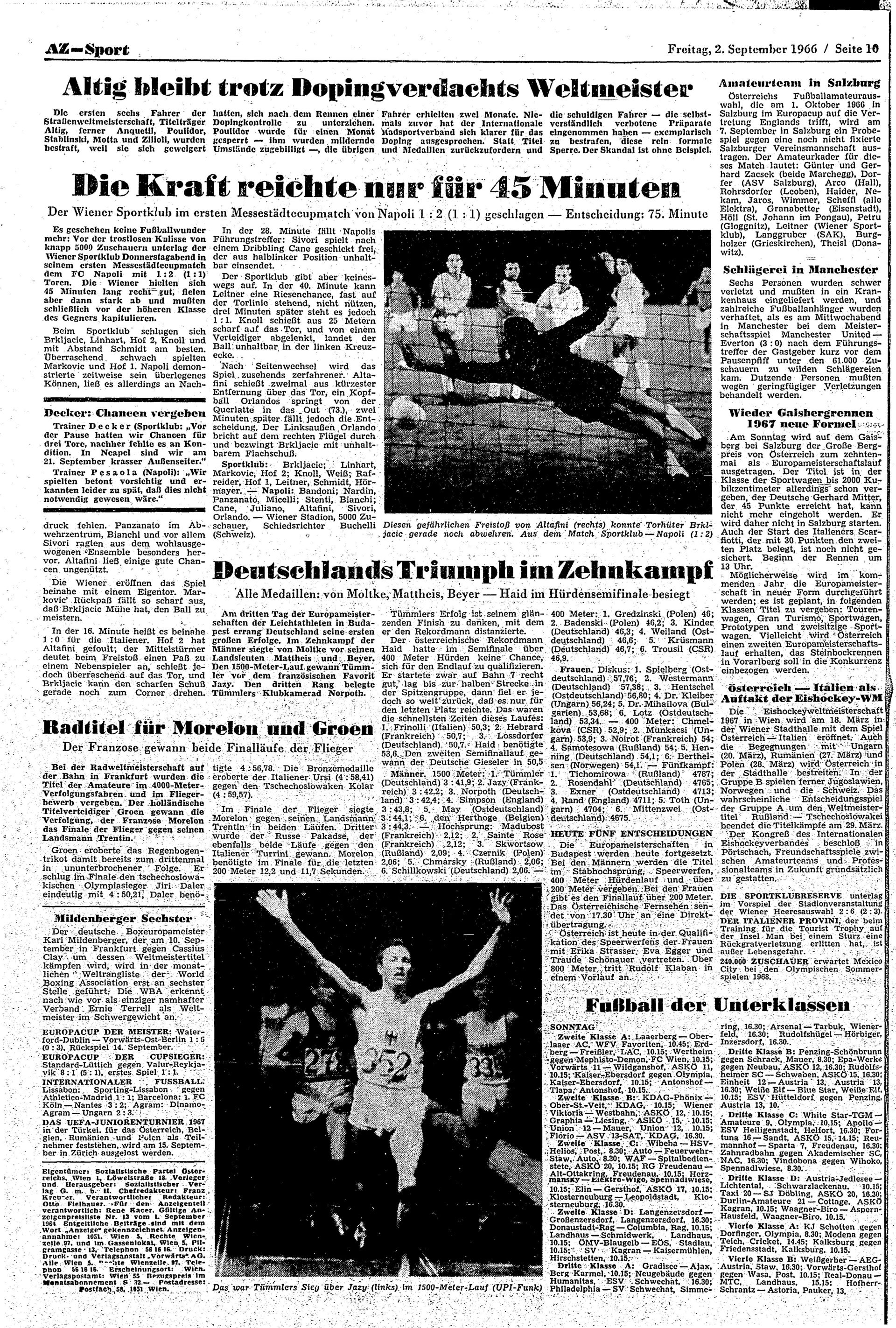 Ausgabe Fr. 02.09.1966, Seite 10