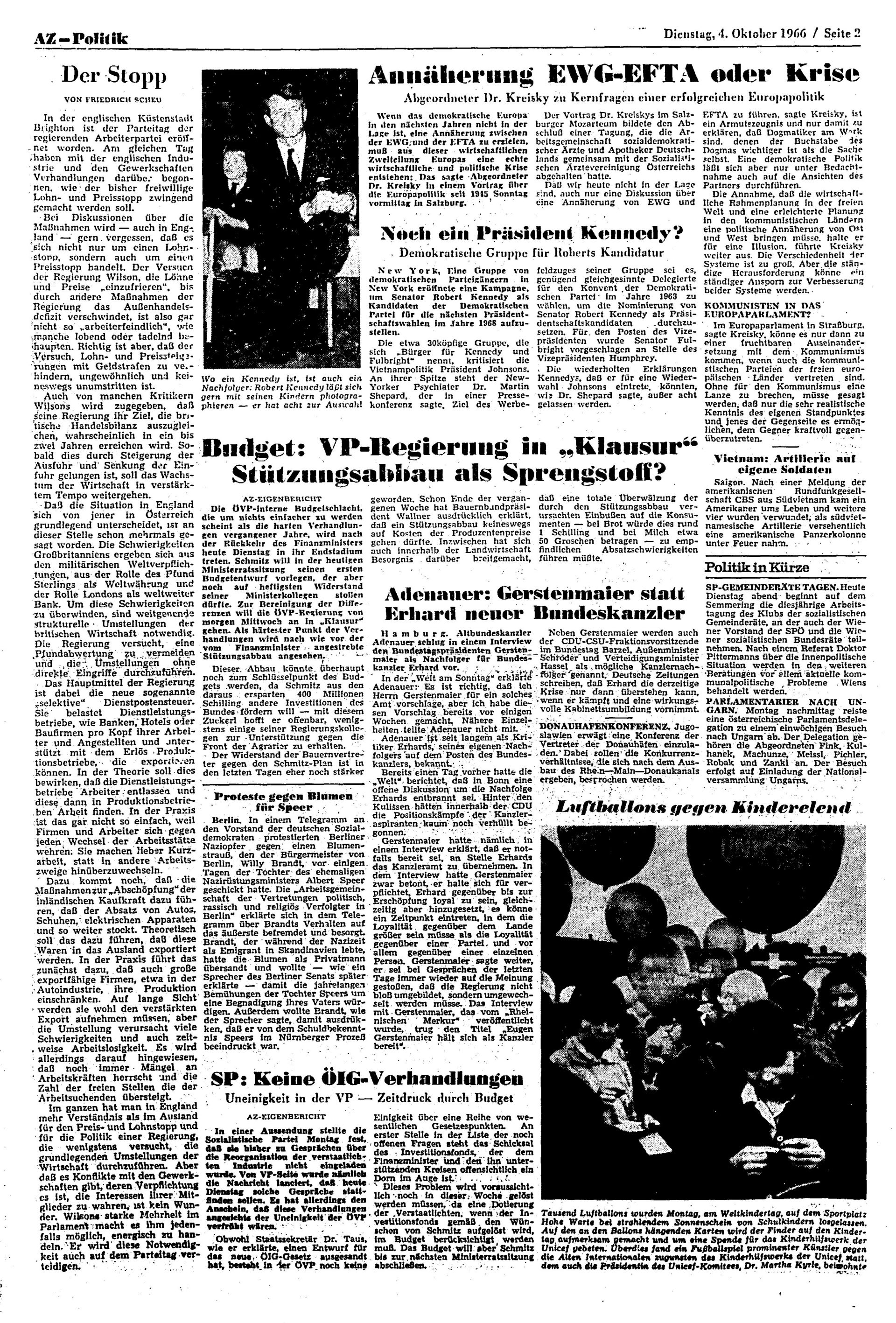 Ausgabe Di. 04.10.1966, Seite 2