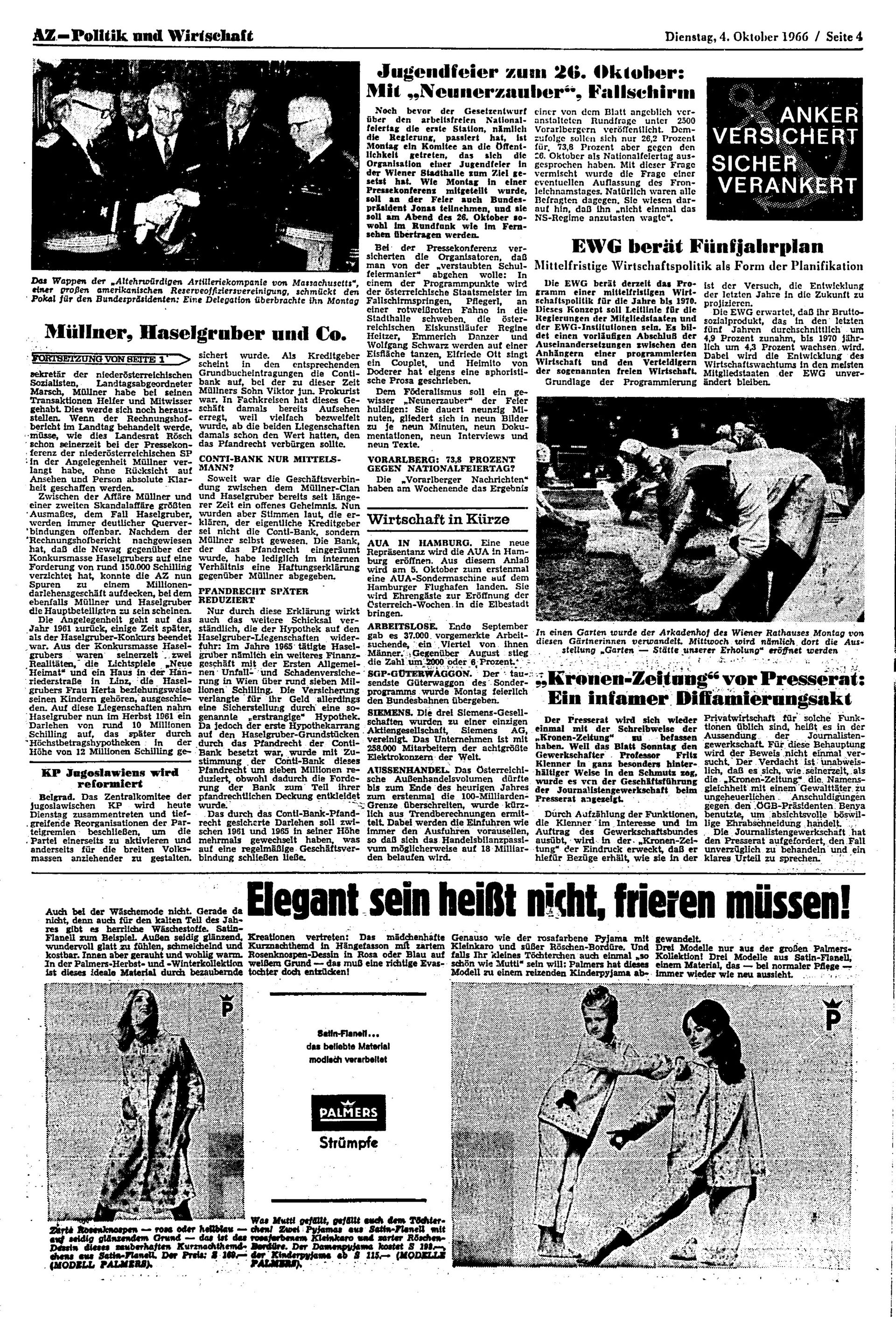 Ausgabe Di. 04.10.1966, Seite 4