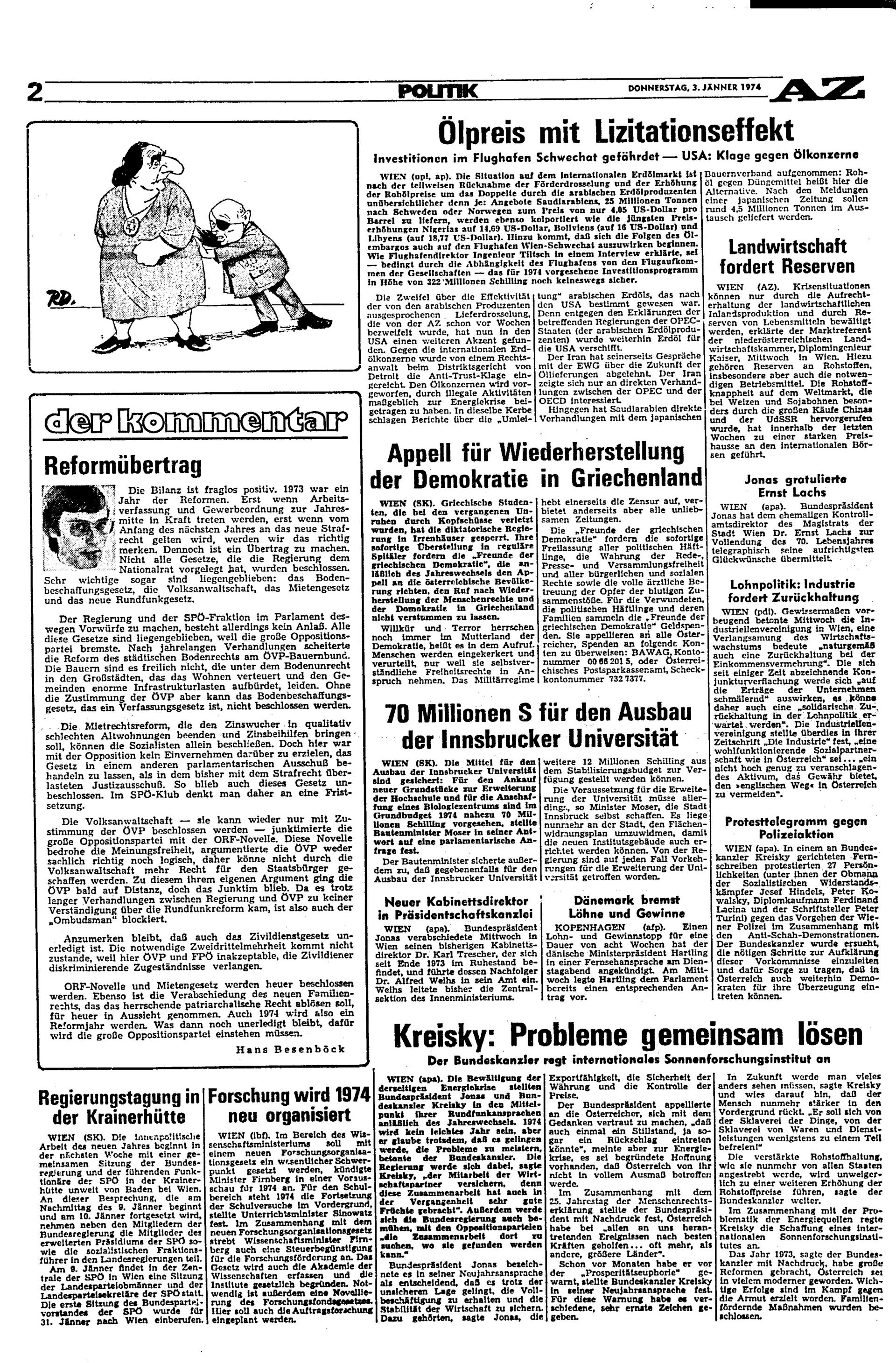 Ausgabe Do. 03.01.1974, Seite 2