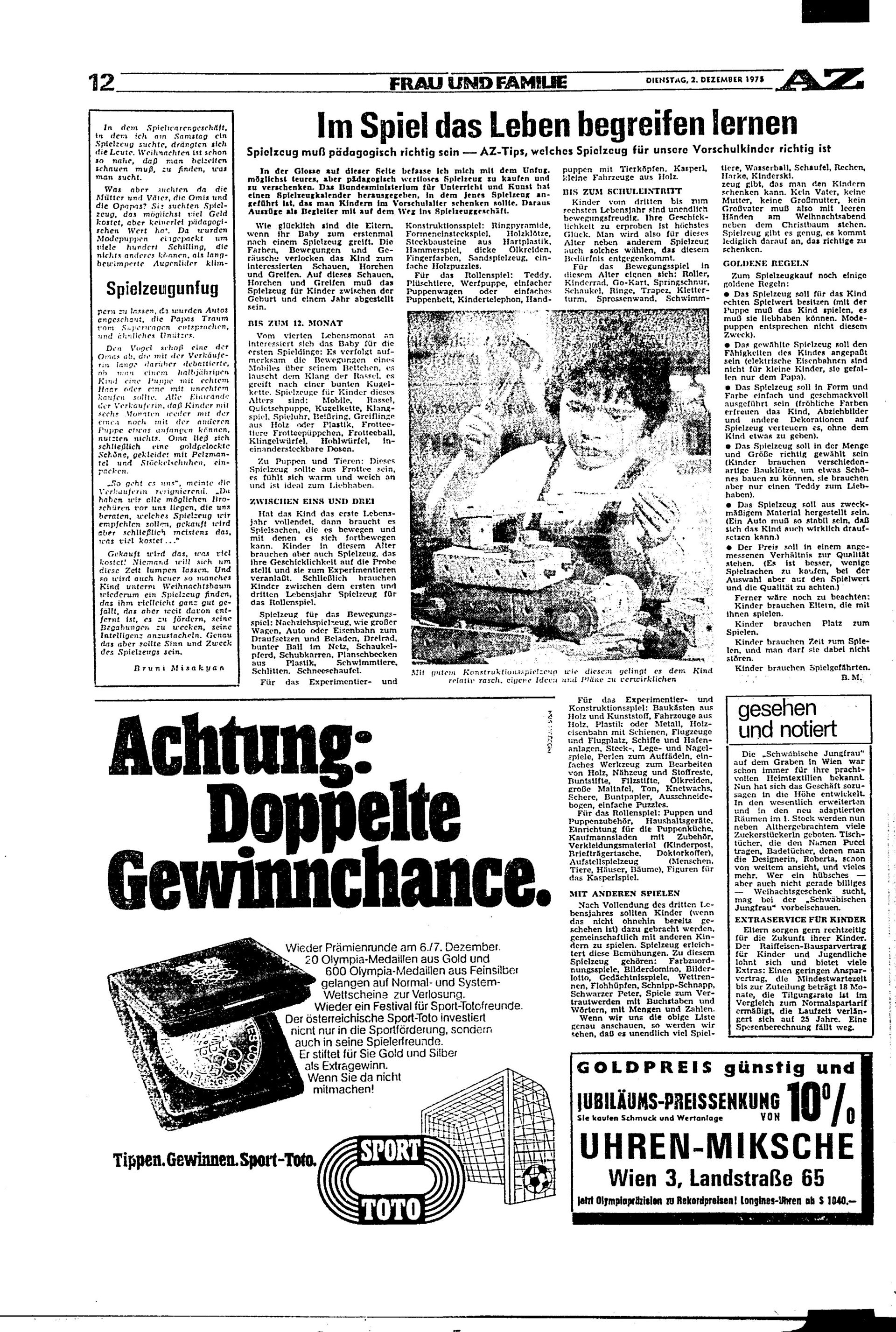 Ausgabe Di. 02.12.1975, Seite 12