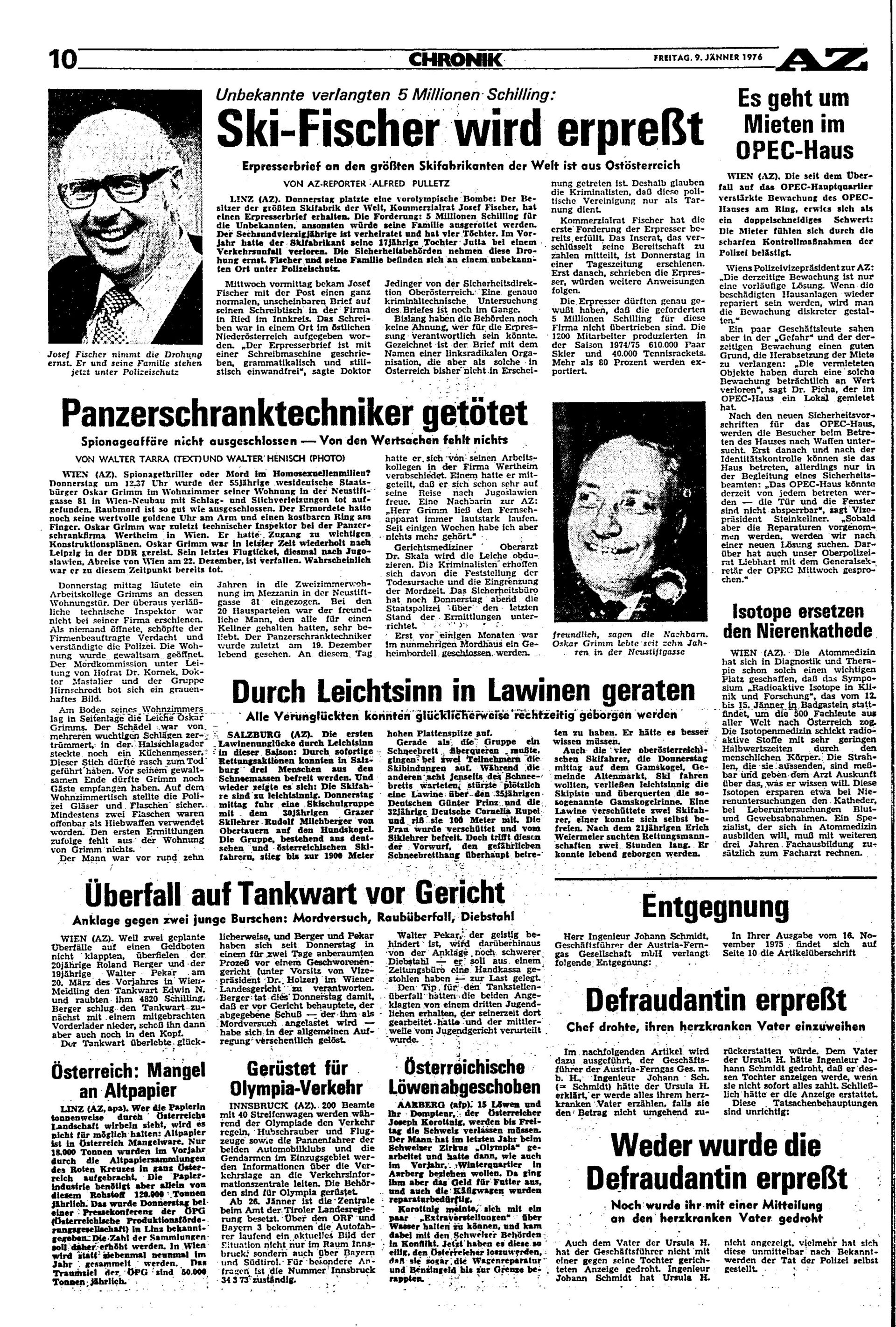 Ausgabe Fr. 09.01.1976, Seite 10