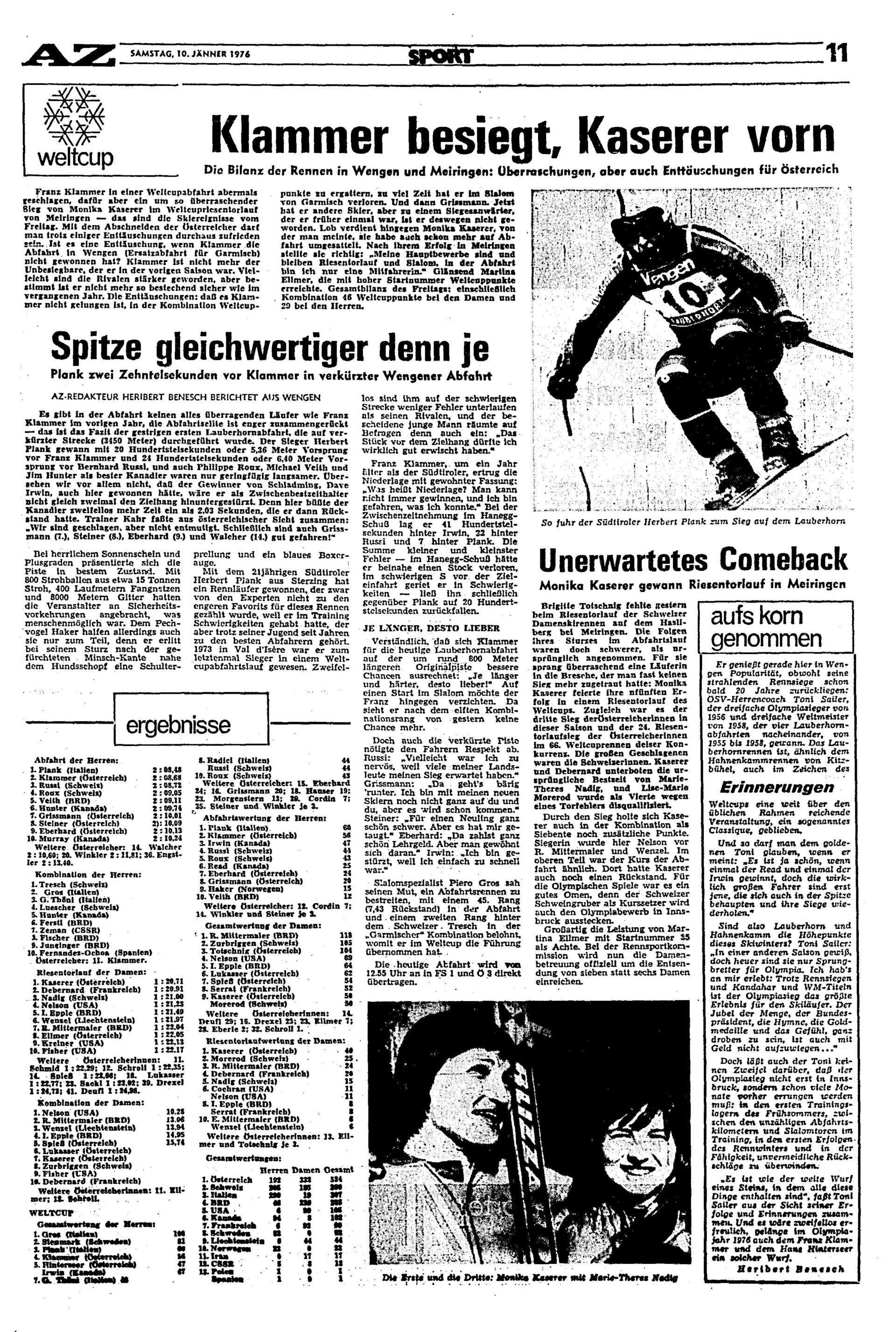Ausgabe Sa. 10.01.1976, Seite 11