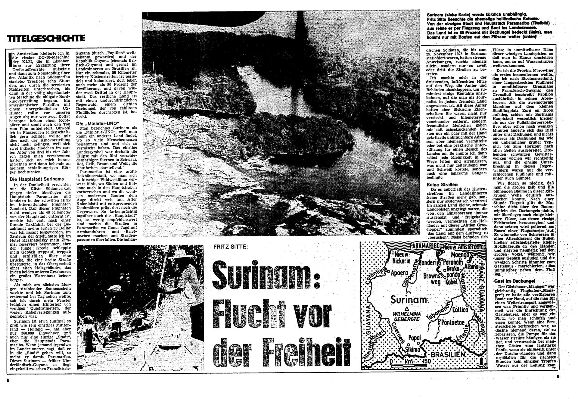AZ Journal Sa. 10.01.1976, Seite 8