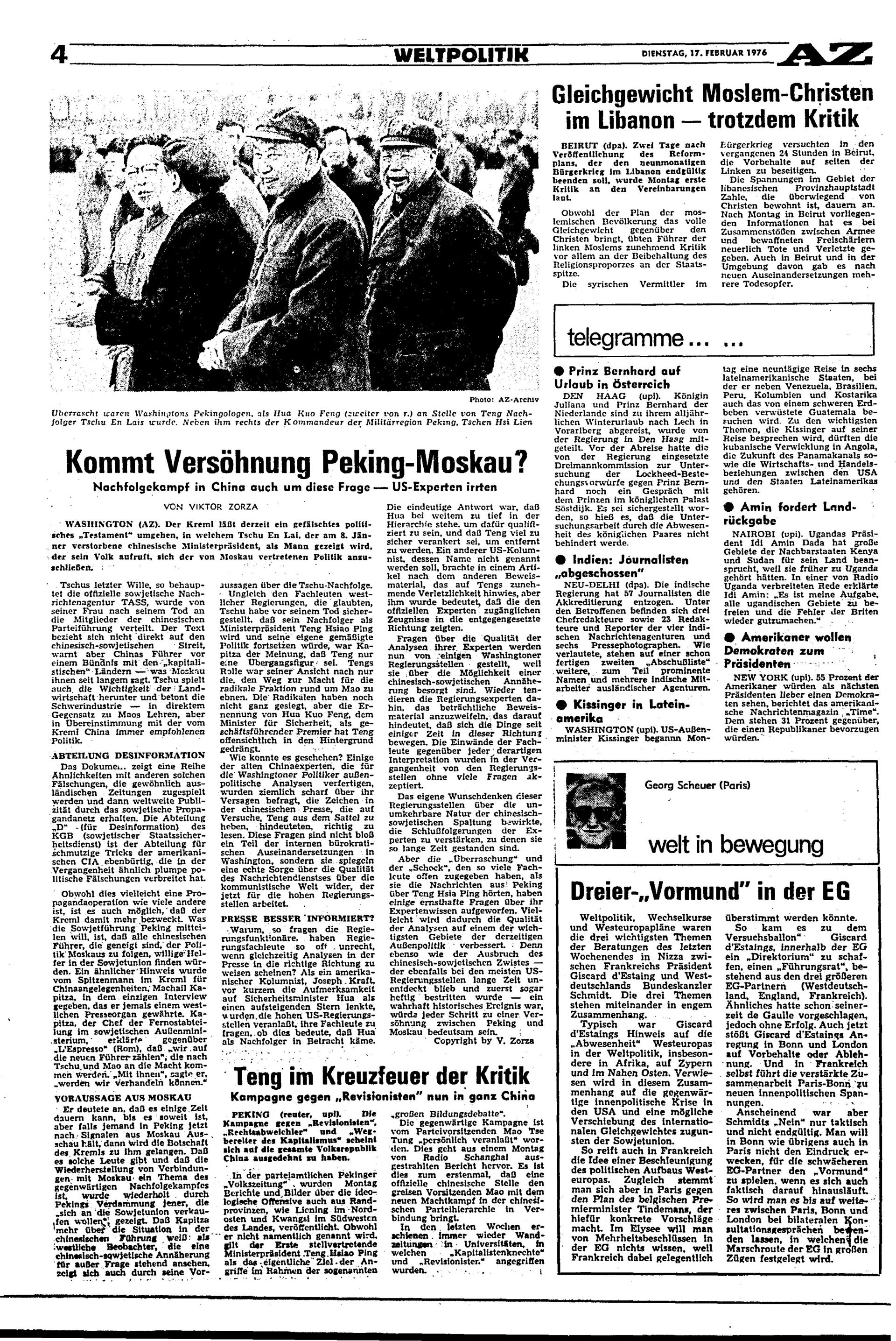 Ausgabe Di. 17.02.1976, Seite 4