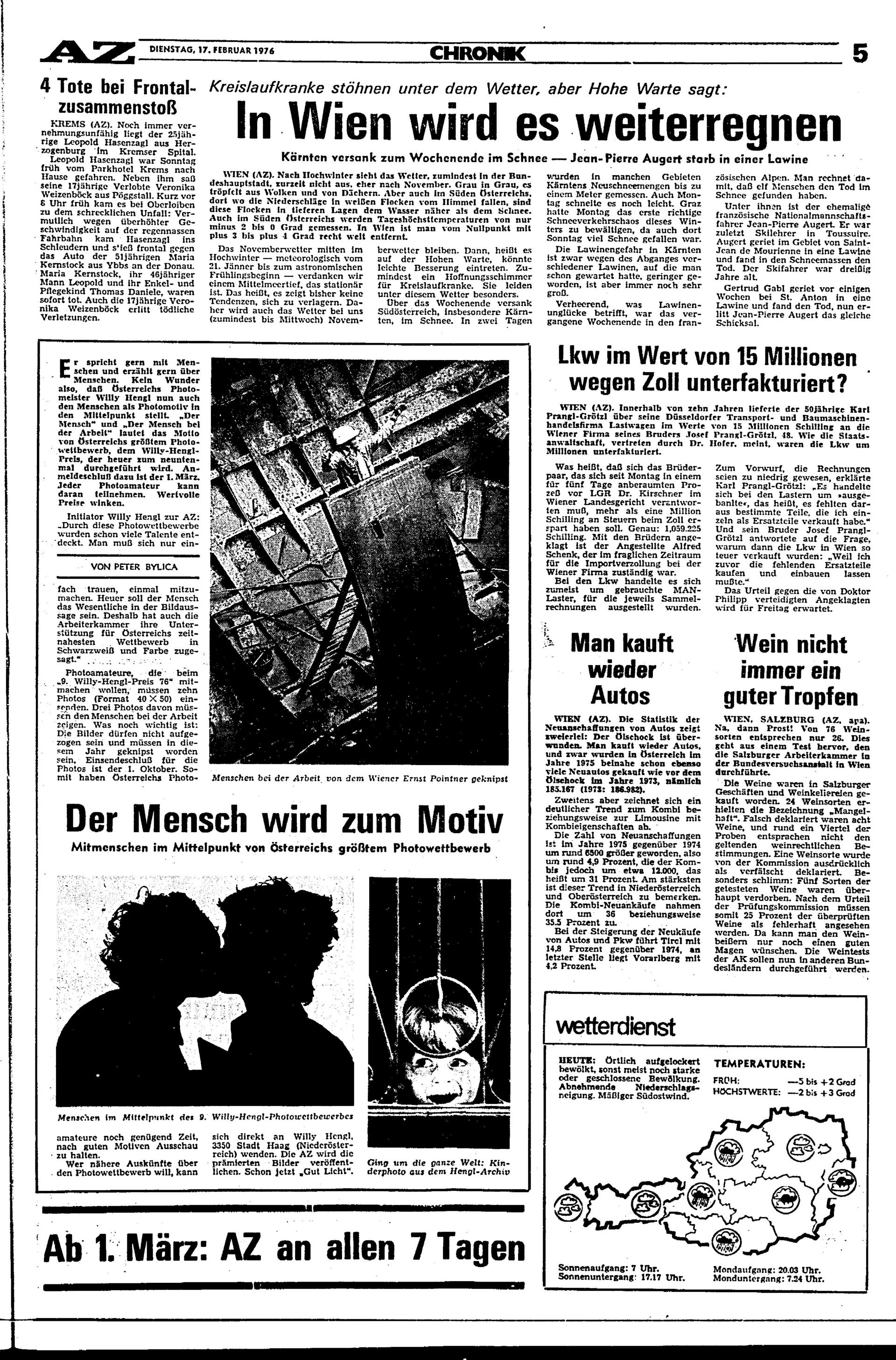 Ausgabe Di. 17.02.1976, Seite 5