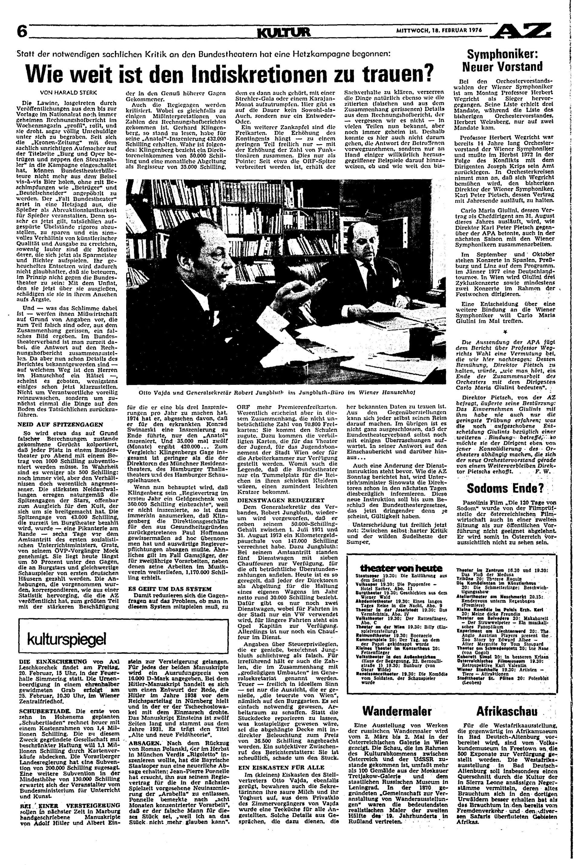Ausgabe Mi. 18.02.1976, Seite 6