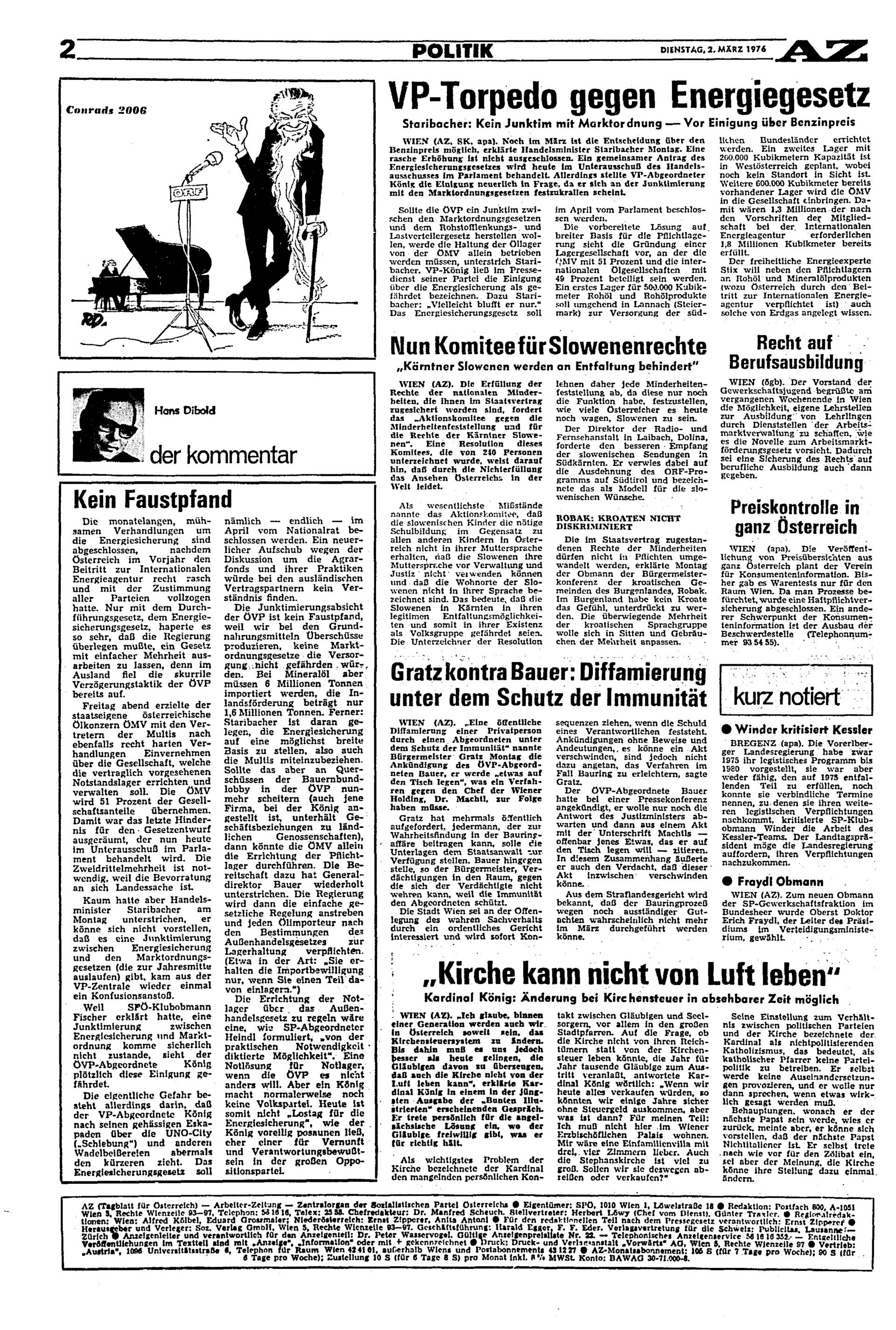 Ausgabe Di. 02.03.1976, Seite 2