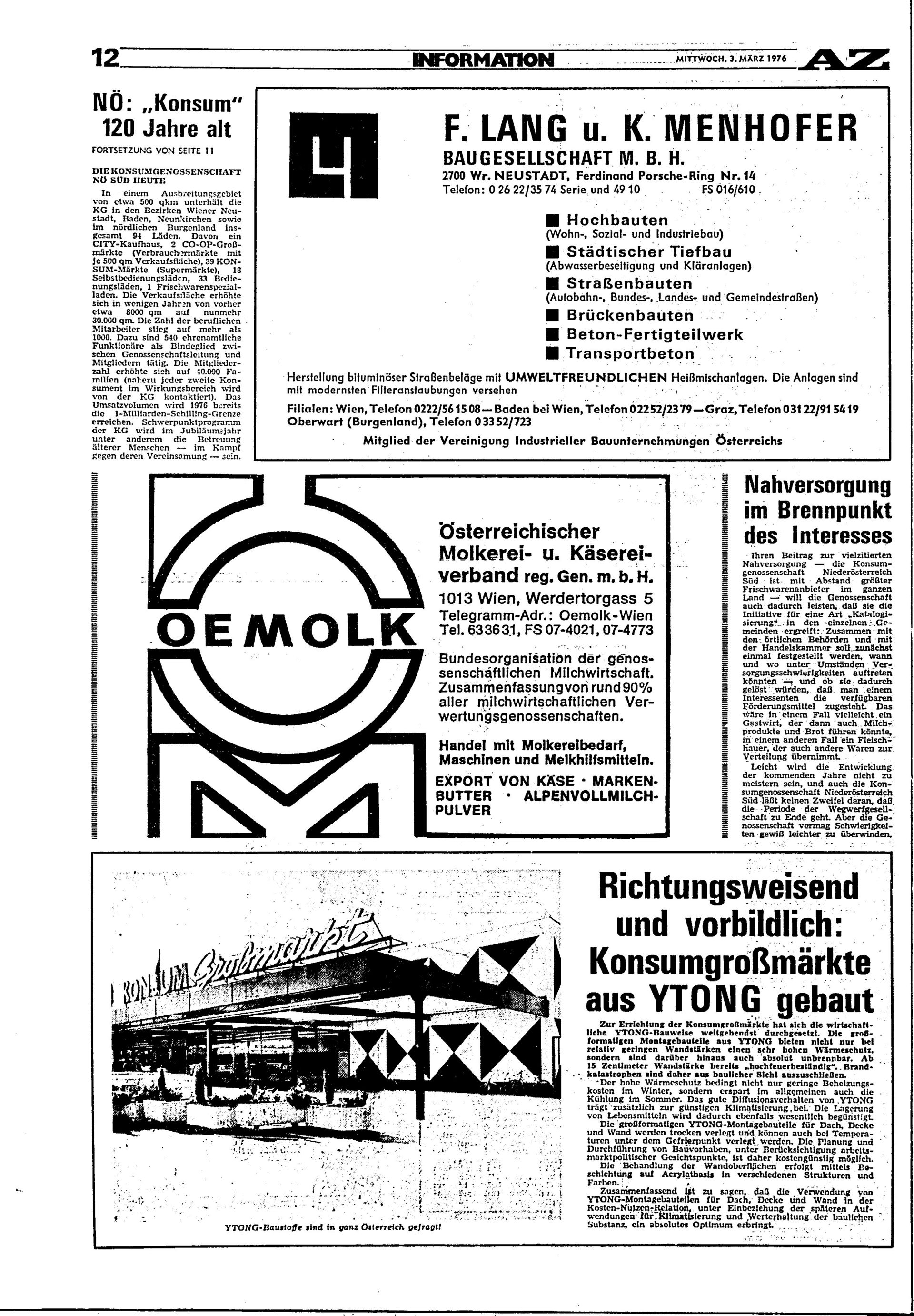 Ausgabe Mi. 03.03.1976, Seite 12