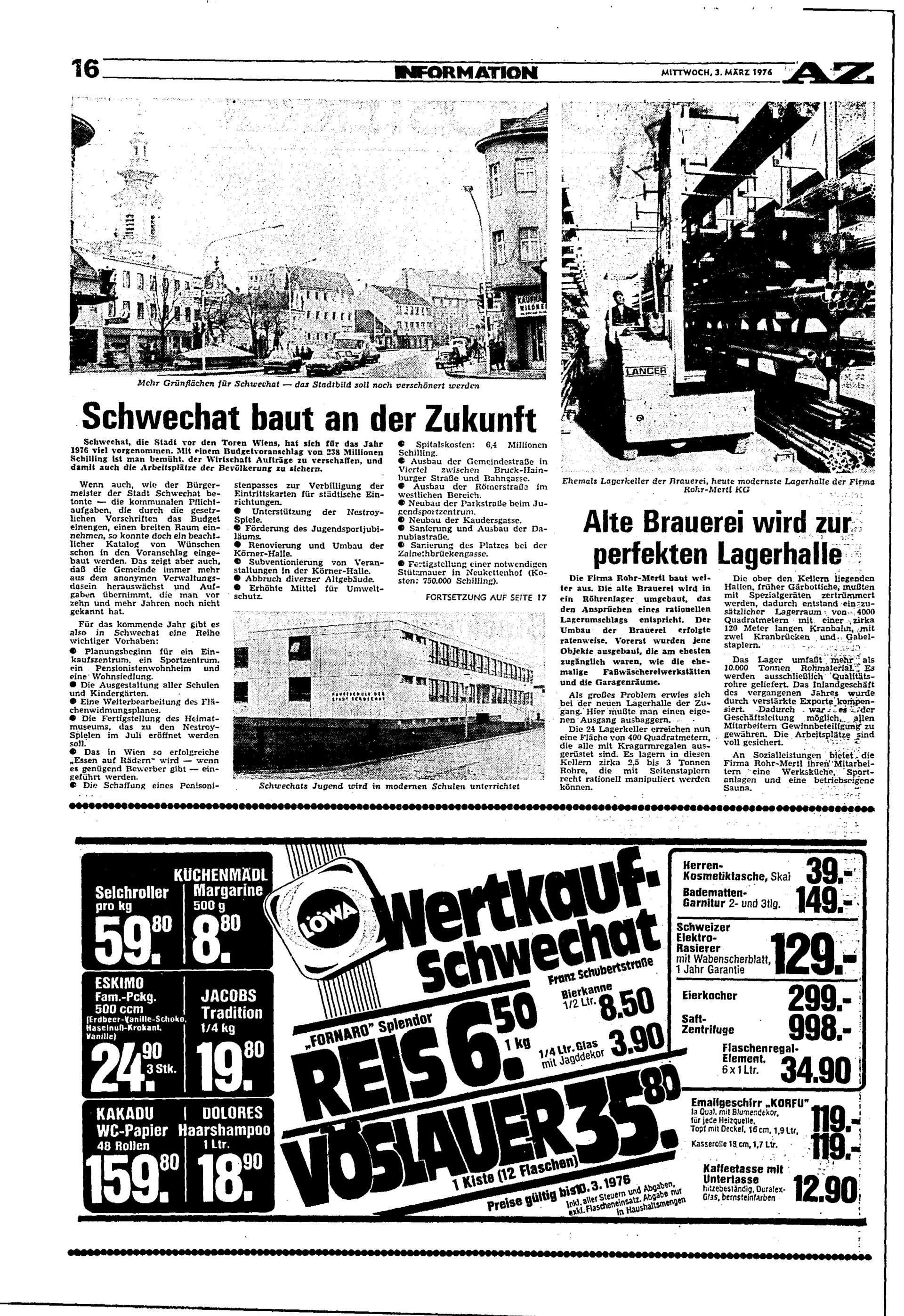 Ausgabe Mi. 03.03.1976, Seite 16