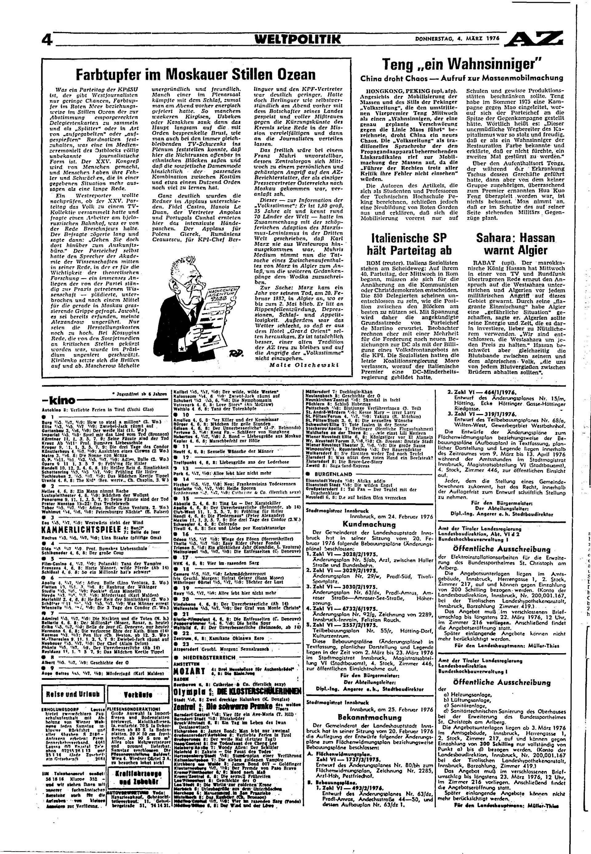 Ausgabe Do. 04.03.1976, Seite 4