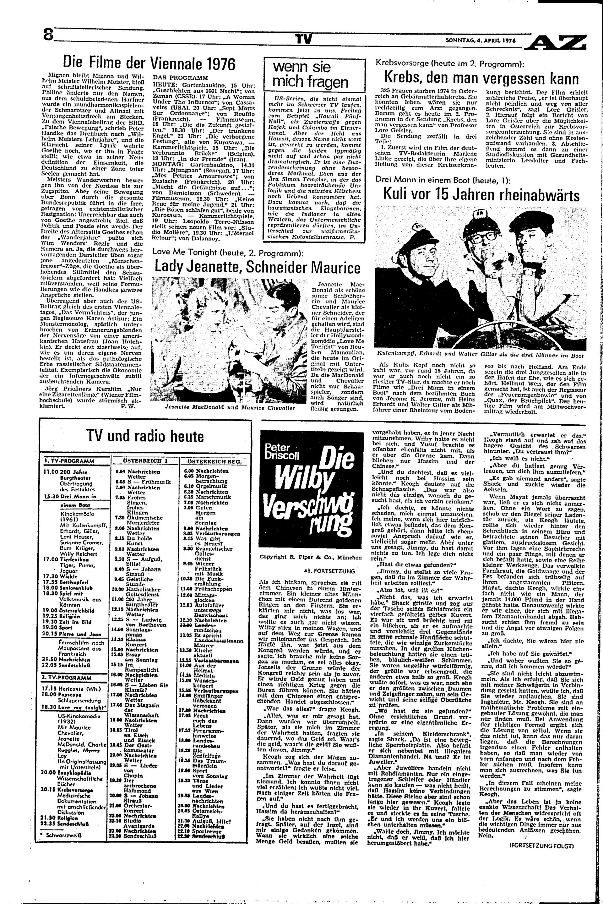 Ausgabe So. 04.04.1976, Seite 8