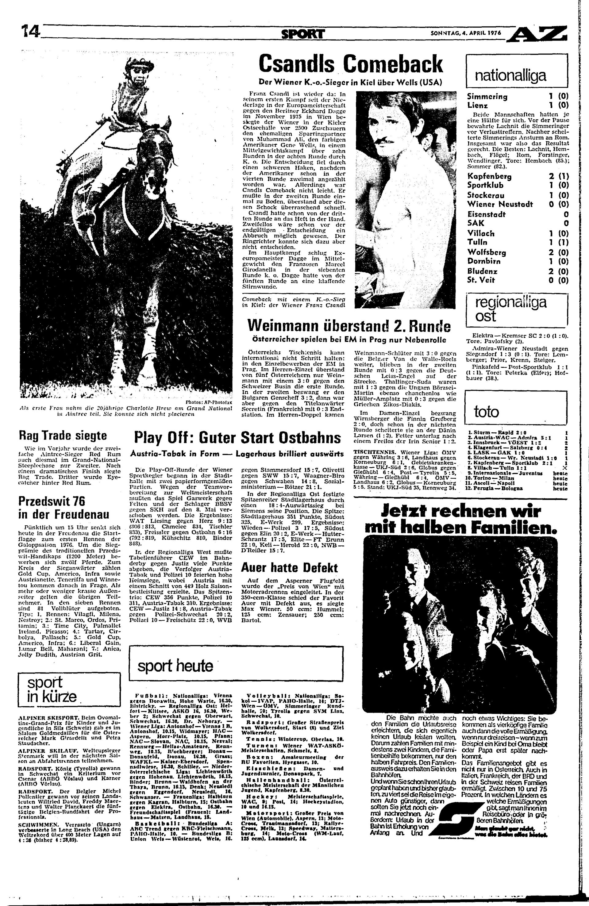 Ausgabe So. 04.04.1976, Seite 14